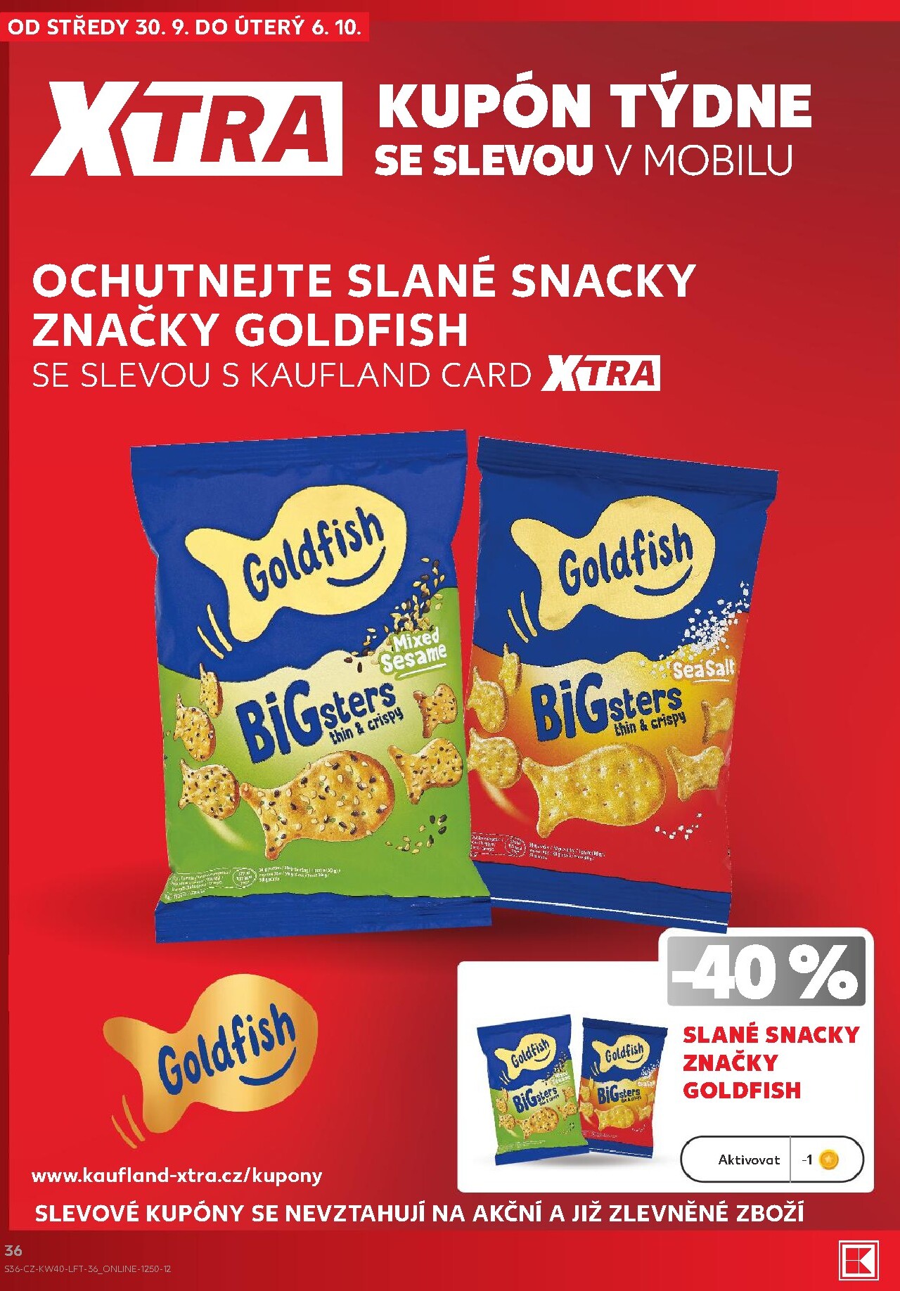 kaufland - Budoucí Kaufland - Kolín leták platný od středy 30.09.2026 do úterý 06.10.2026 - page: 36