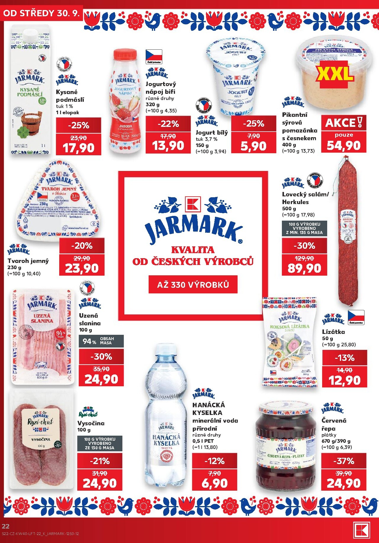 kaufland - Budoucí Kaufland - Kolín leták platný od středy 30.09.2026 do úterý 06.10.2026 - page: 22