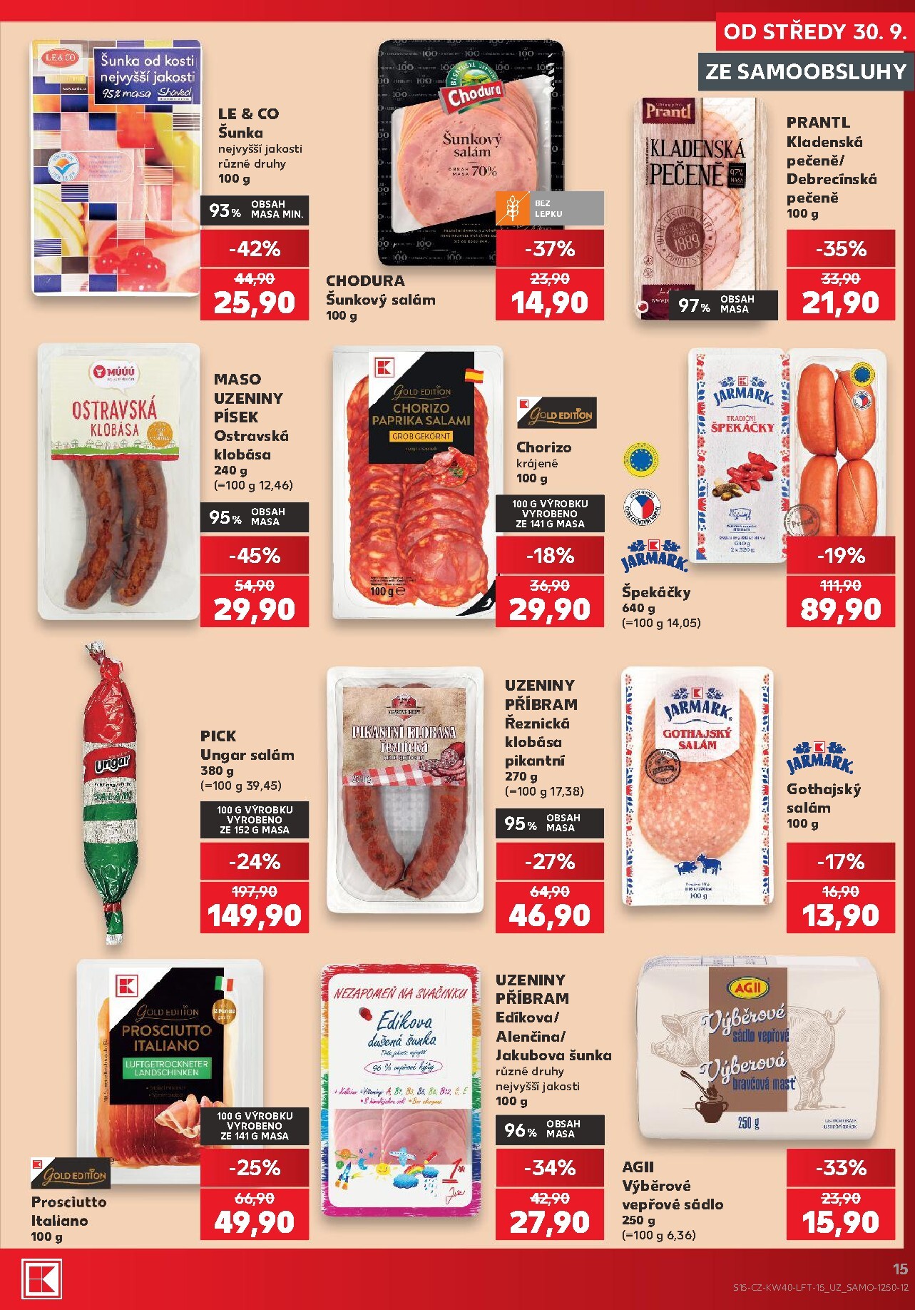 kaufland - Budoucí Kaufland - Kolín leták platný od středy 30.09.2026 do úterý 06.10.2026 - page: 15