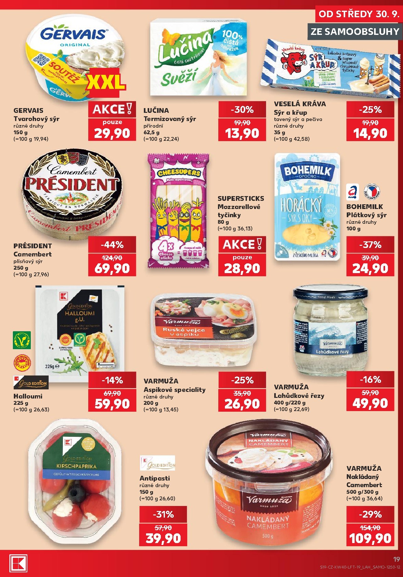 kaufland - Budoucí Kaufland - Kolín leták platný od středy 30.09.2026 do úterý 06.10.2026 - page: 19