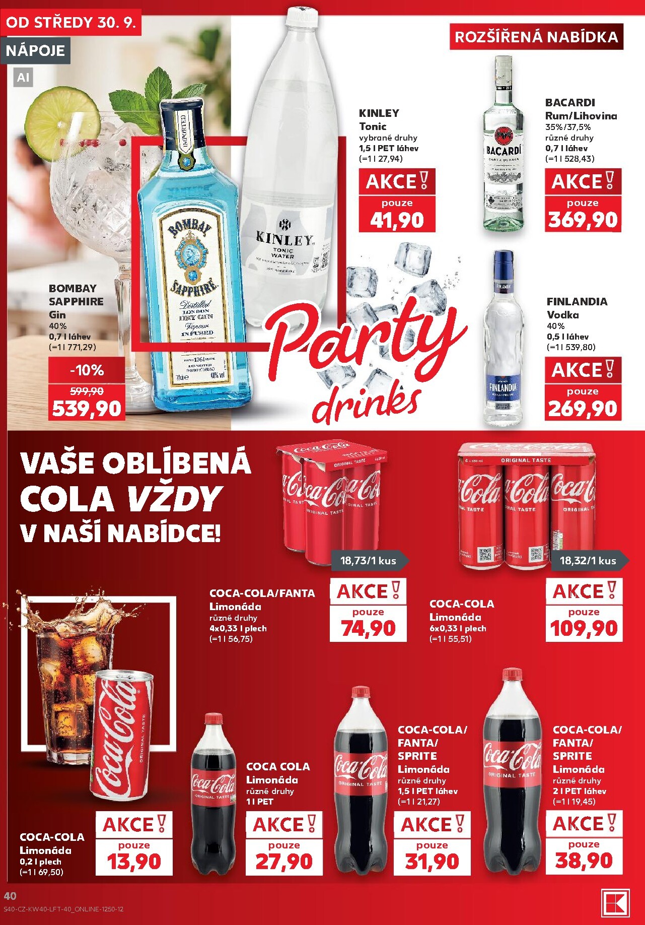 kaufland - Budoucí Kaufland - Kolín leták platný od středy 30.09.2026 do úterý 06.10.2026 - page: 40