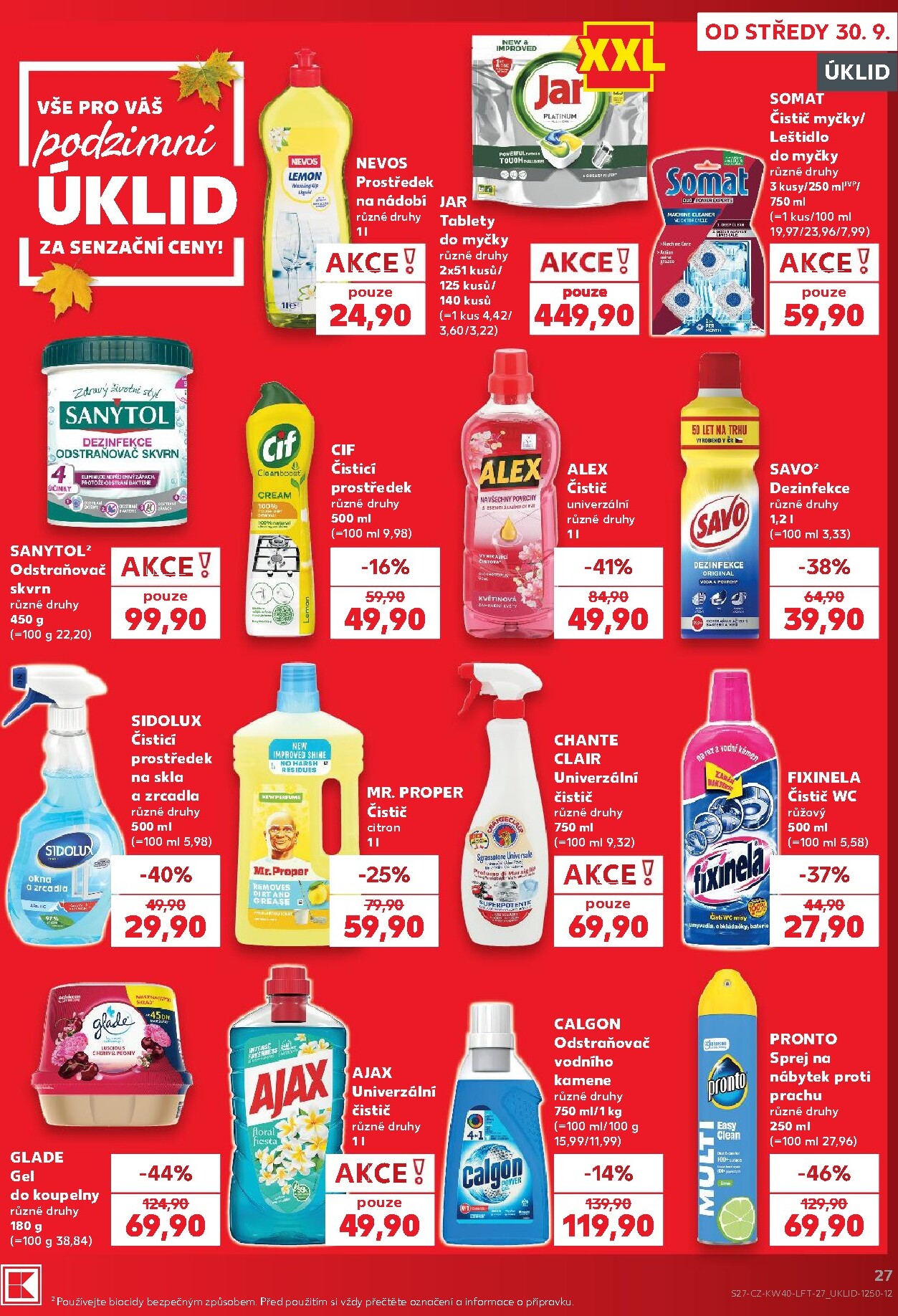 kaufland - Budoucí Kaufland - Kolín leták platný od středy 30.09.2026 do úterý 06.10.2026 - page: 27