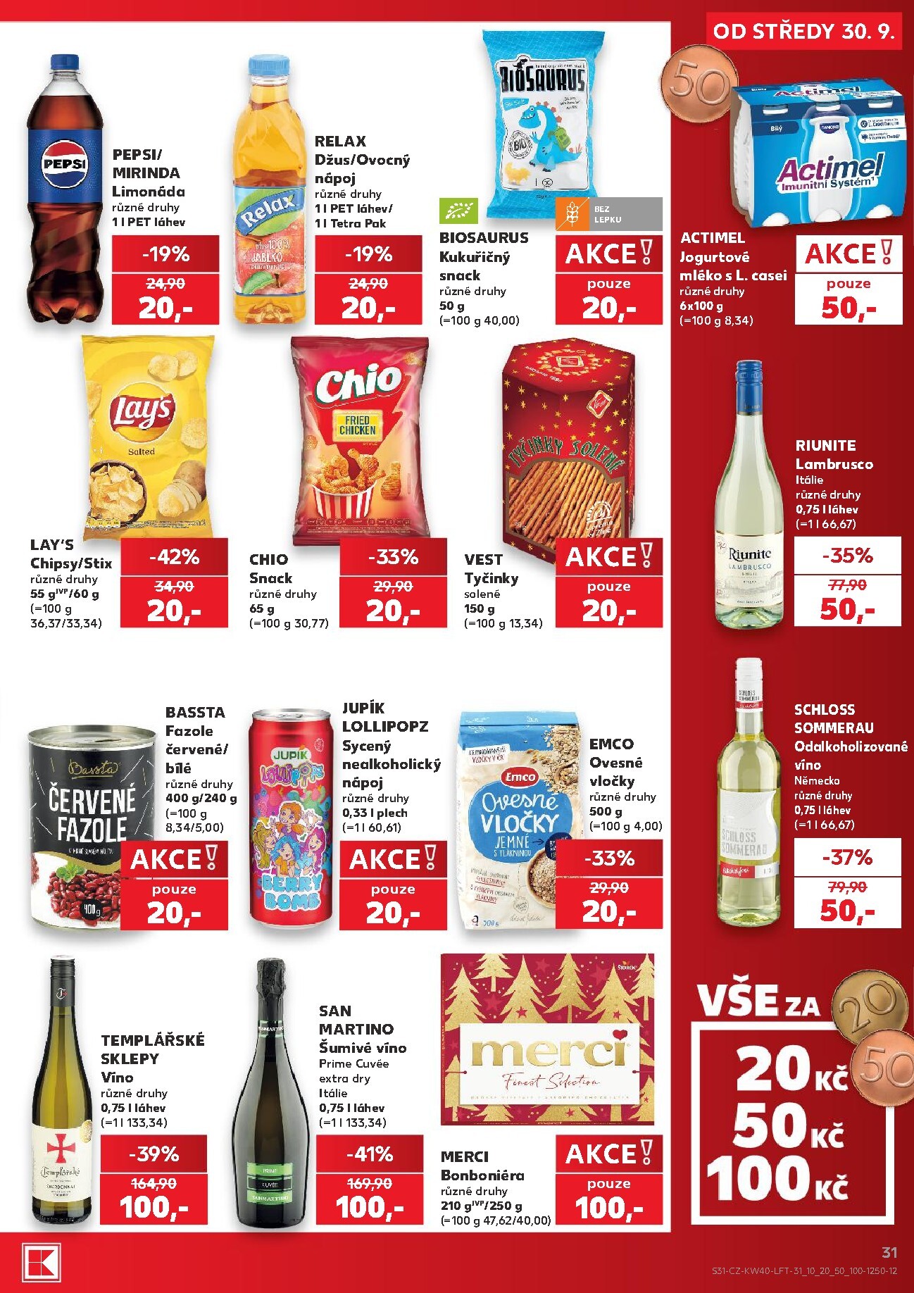 kaufland - Budoucí Kaufland - Kolín leták platný od středy 30.09.2026 do úterý 06.10.2026 - page: 31
