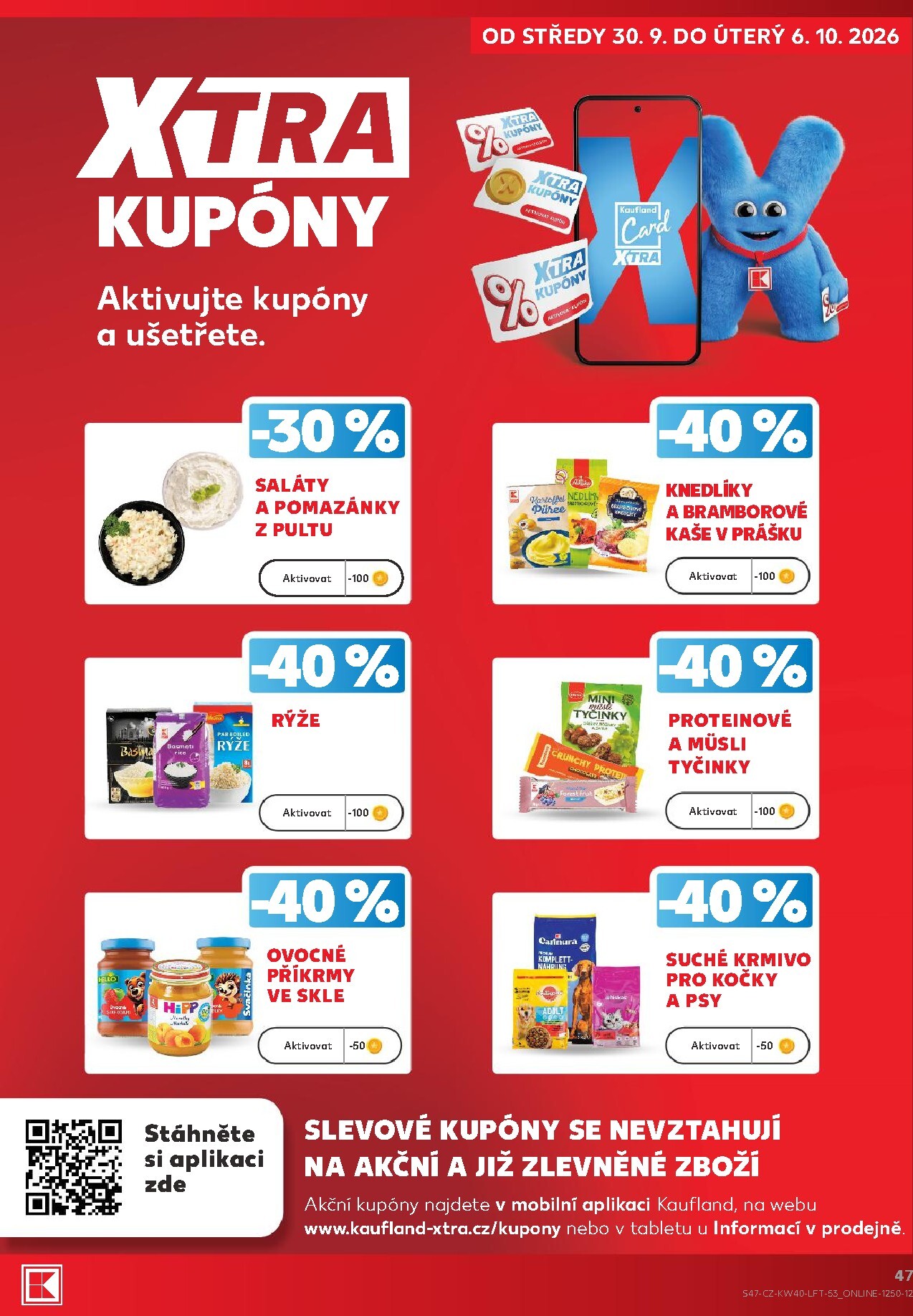 kaufland - Budoucí Kaufland - Kolín leták platný od středy 30.09.2026 do úterý 06.10.2026 - page: 47