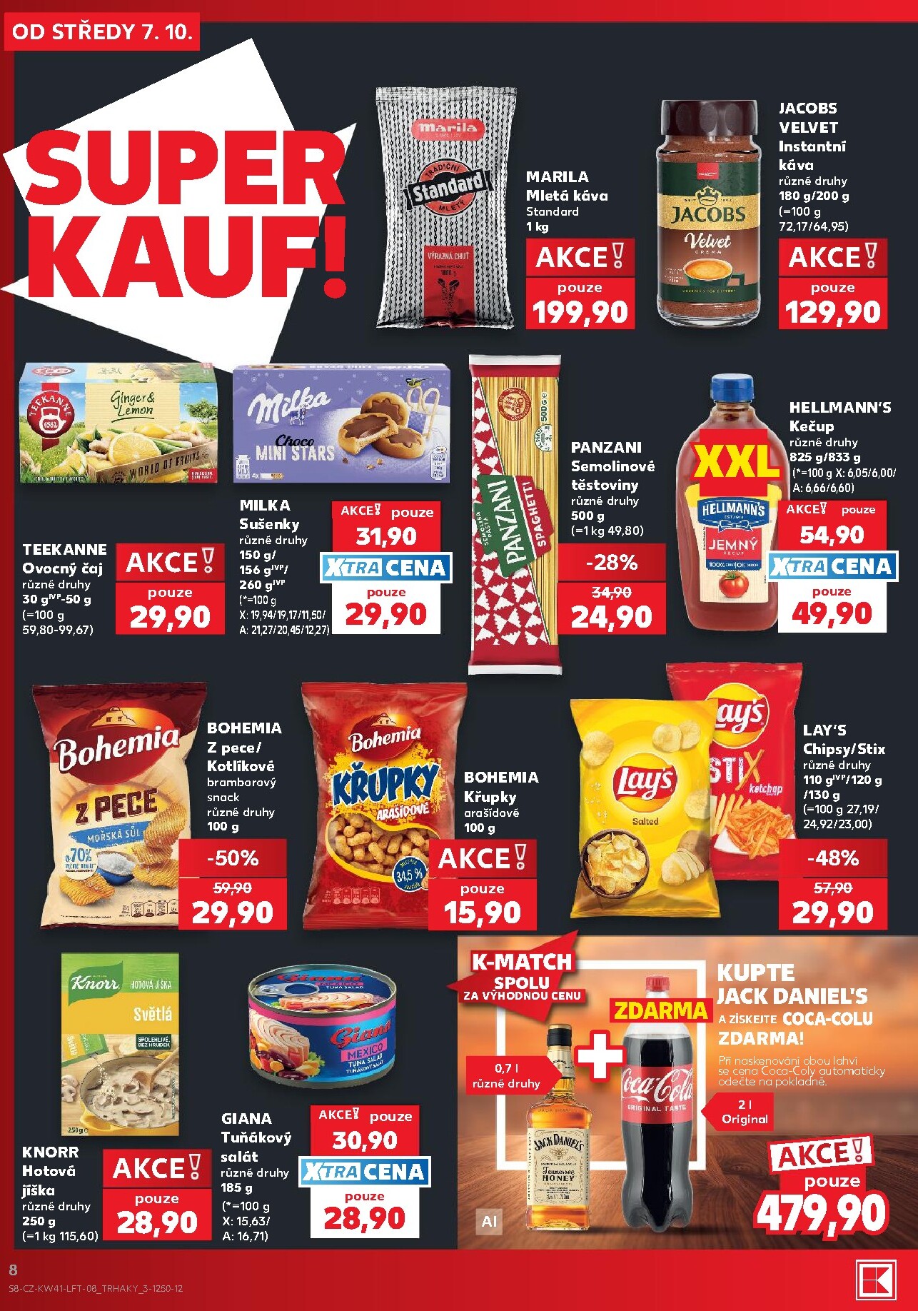 kaufland - Budoucí Kaufland - Praha 4 leták platný od středy 07.10.2026 do úterý 13.10.2026 - page: 8