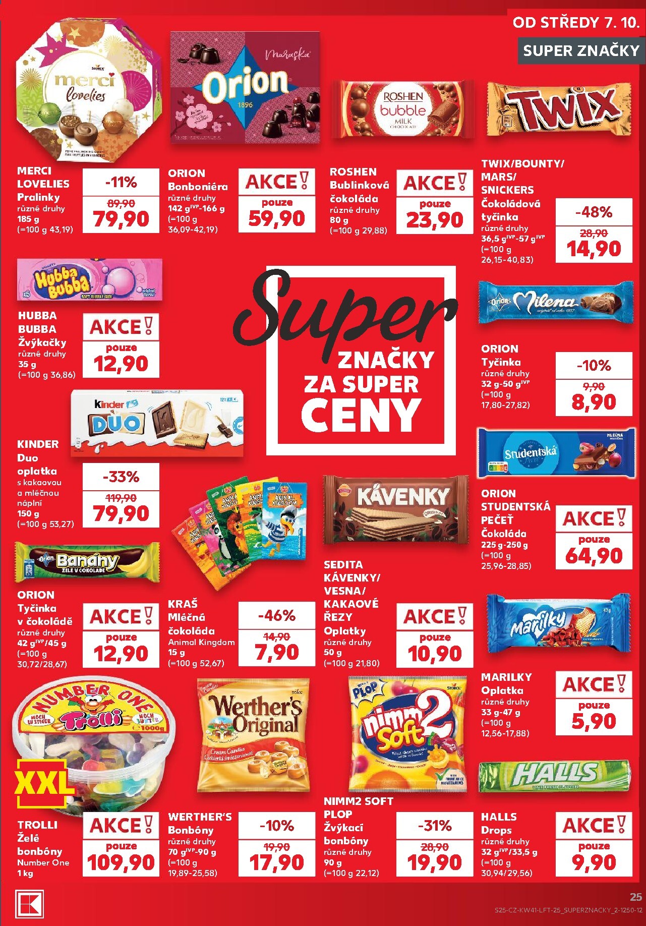 kaufland - Budoucí Kaufland - Praha 4 leták platný od středy 07.10.2026 do úterý 13.10.2026 - page: 25