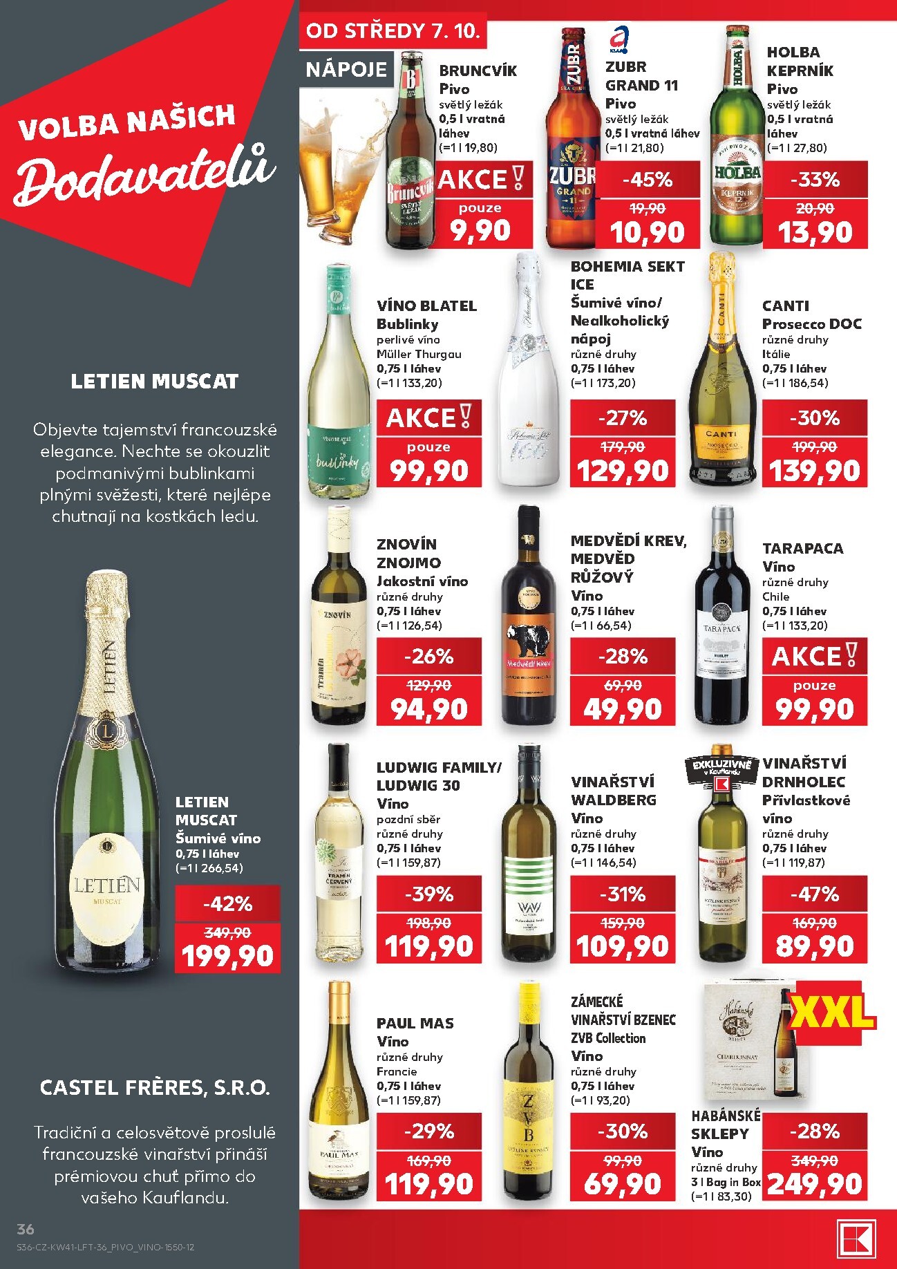 kaufland - Budoucí Kaufland - Praha 4 leták platný od středy 07.10.2026 do úterý 13.10.2026 - page: 36
