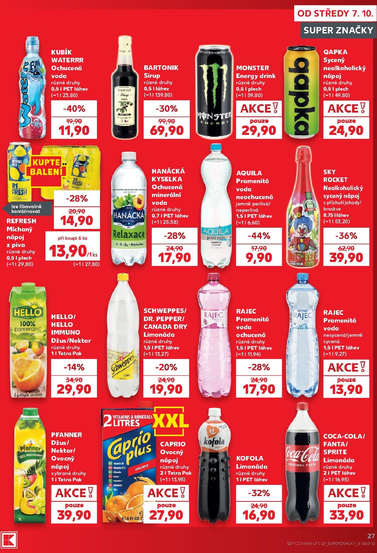 kaufland - Budoucí Kaufland - Praha 4 leták platný od středy 07.10.2026 do úterý 13.10.2026 - page: 27