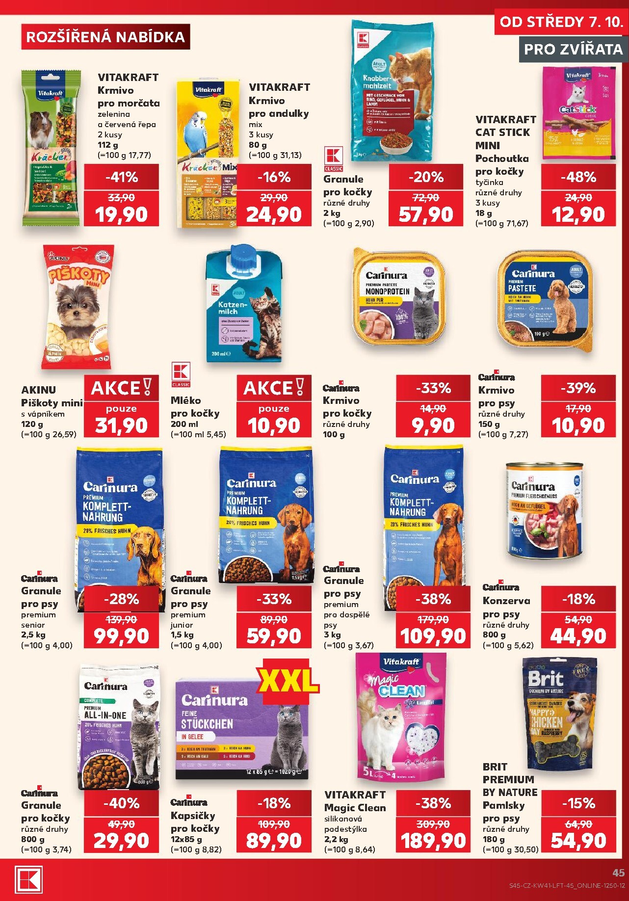 kaufland - Budoucí Kaufland - Praha 4 leták platný od středy 07.10.2026 do úterý 13.10.2026 - page: 45
