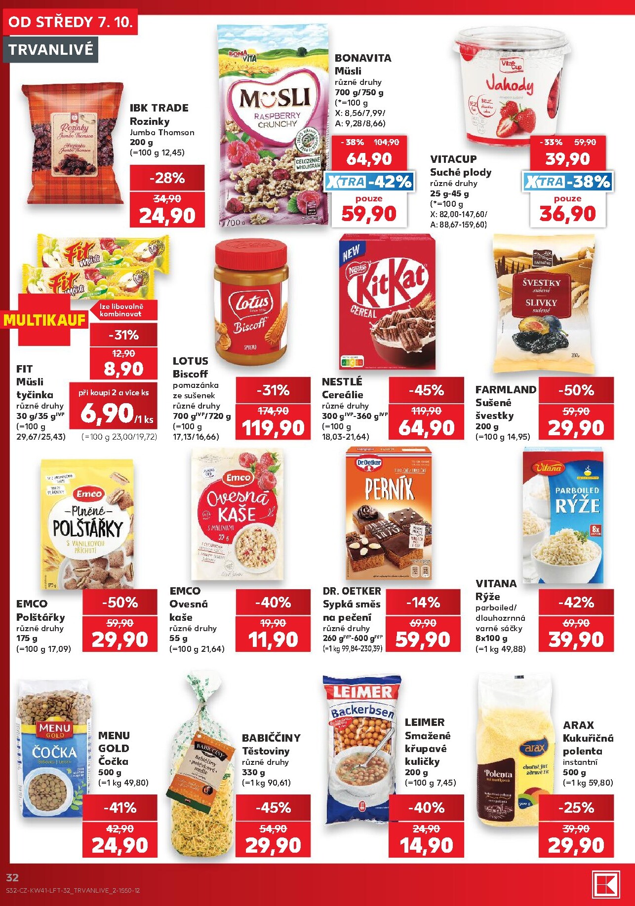 kaufland - Budoucí Kaufland - Praha 4 leták platný od středy 07.10.2026 do úterý 13.10.2026 - page: 32
