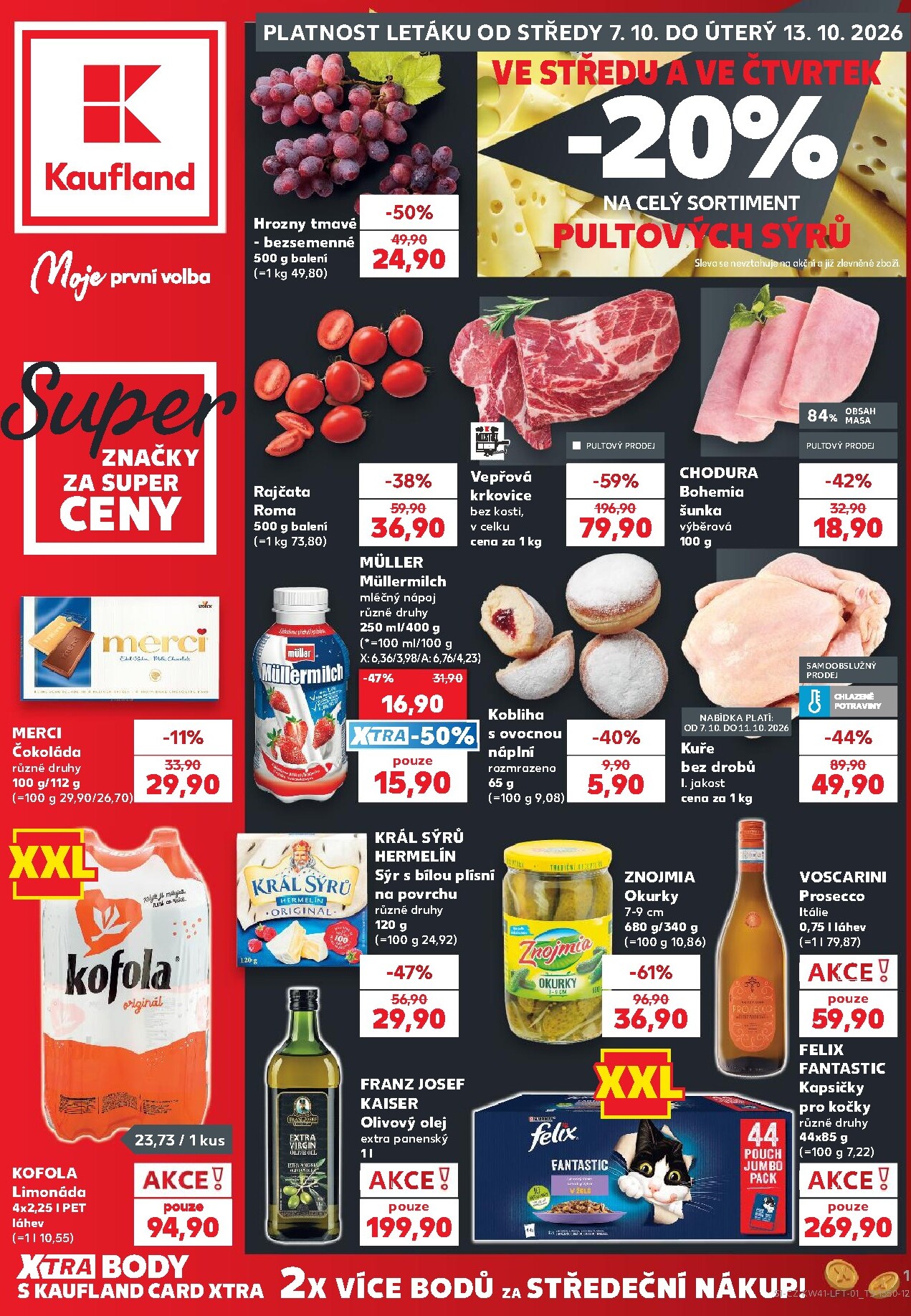 kaufland - Budoucí Kaufland - Praha 4 leták platný od středy 07.10.2026 do úterý 13.10.2026