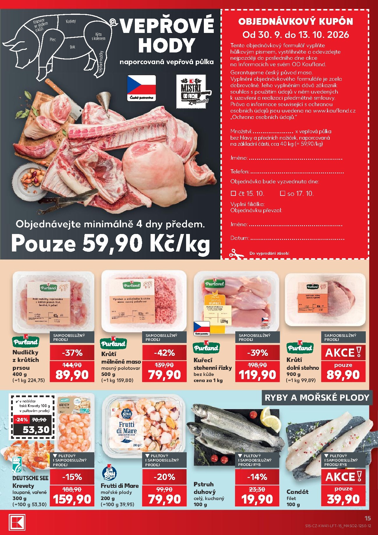 kaufland - Budoucí Kaufland - Ostrava leták platný od středy 07.10.2026 do úterý 13.10.2026 - page: 15