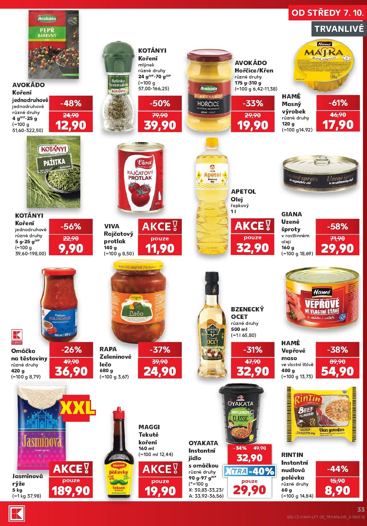 kaufland - Budoucí Kaufland - Kolín leták platný od středy 07.10.2026 do úterý 13.10.2026 - page: 33
