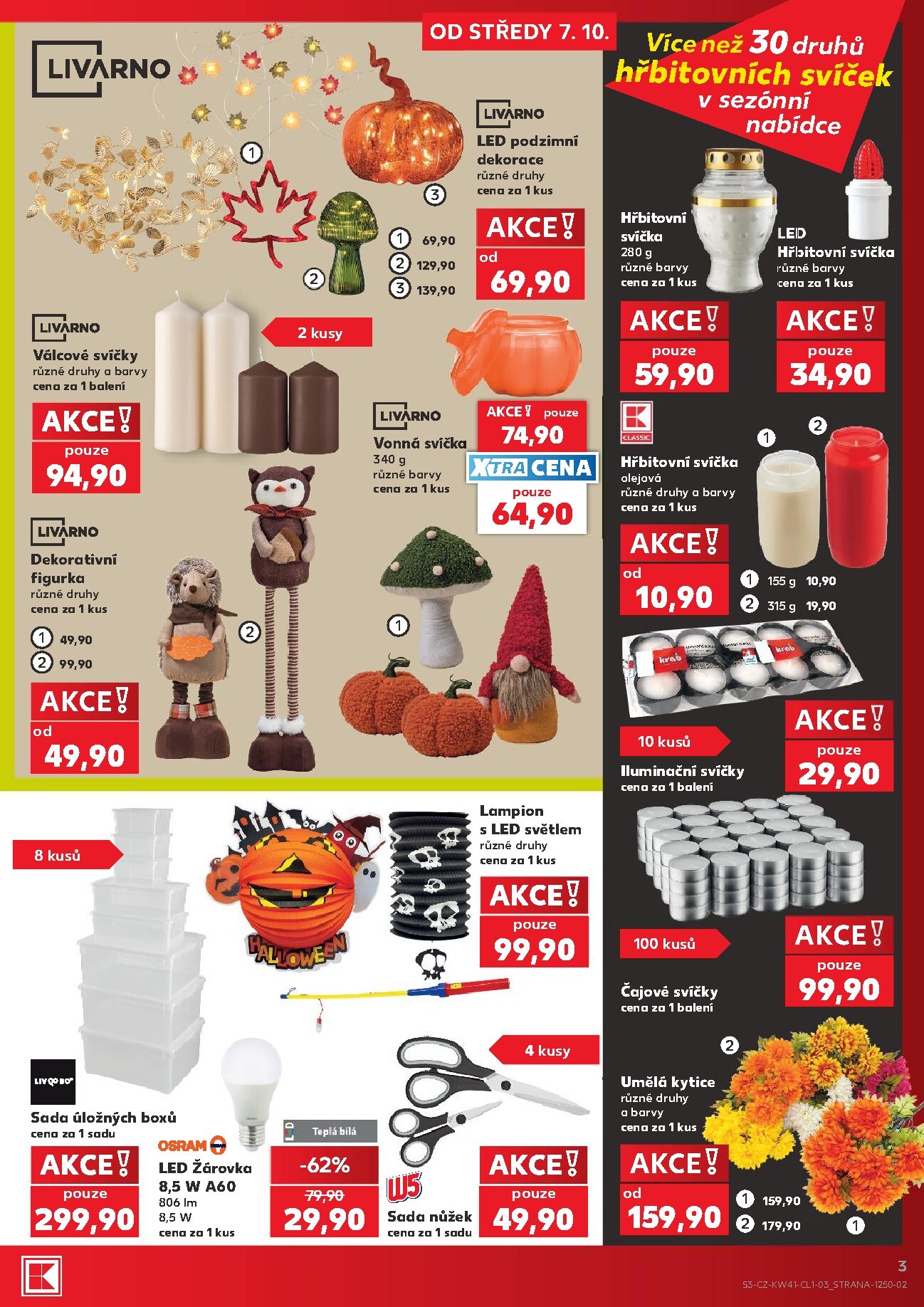 kaufland - Budoucí Kaufland - Ostrava - Domácnost leták platný od středy 07.10.2026 do úterý 13.10.2026 - page: 3