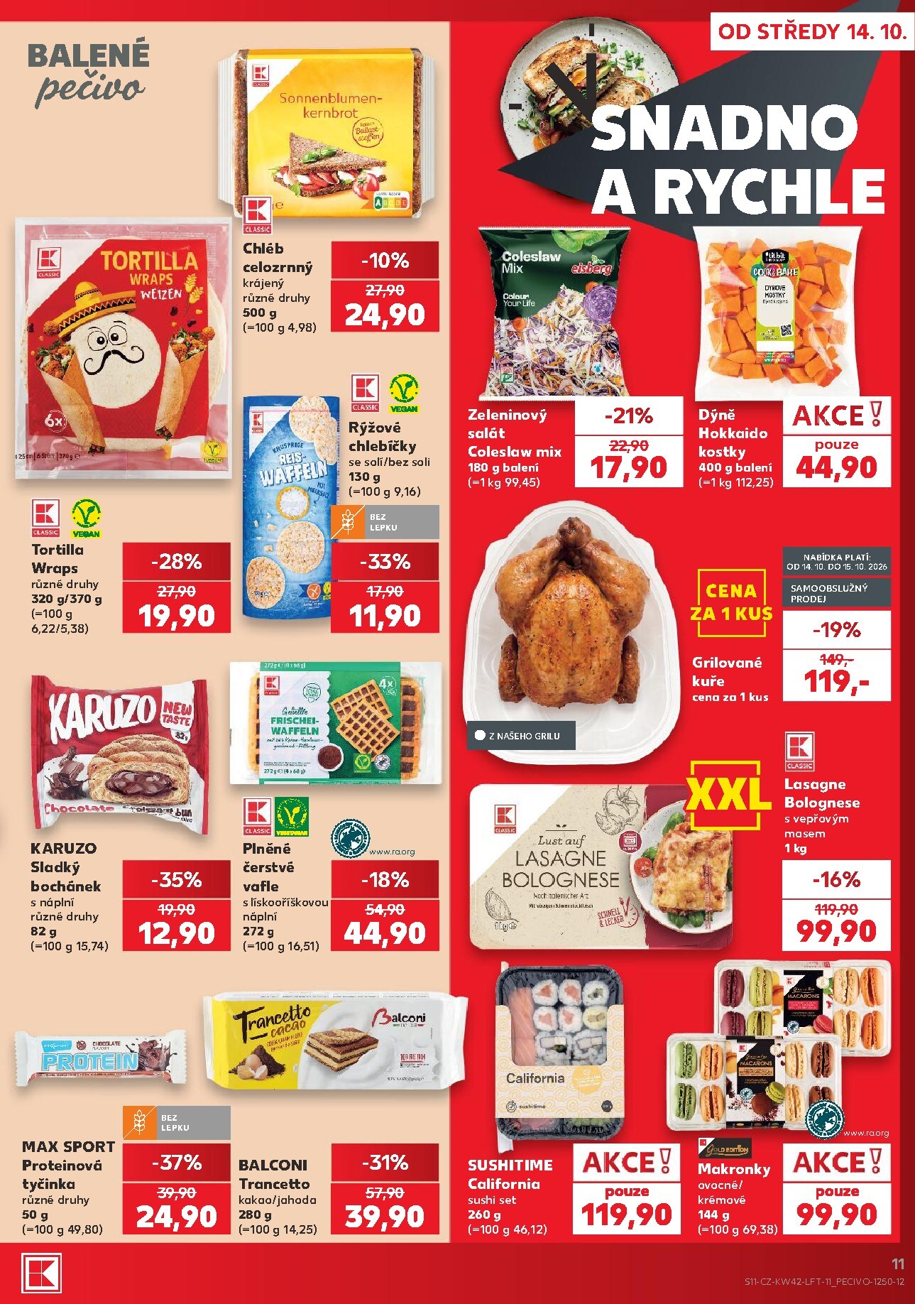 kaufland - Kaufland - Ostrava leták na příští týden od středy 14.10.2026 do úterý 20.10.2026 - page: 11