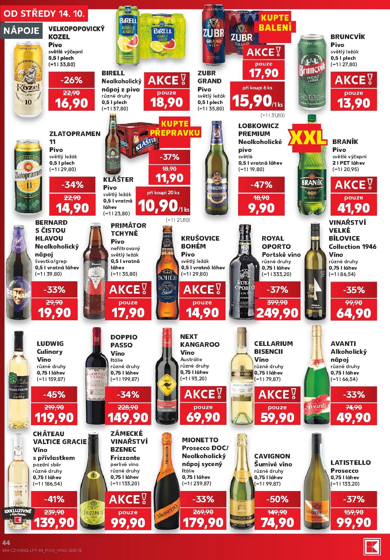 kaufland - Kaufland - Ostrava leták na příští týden od středy 14.10.2026 do úterý 20.10.2026 - page: 44