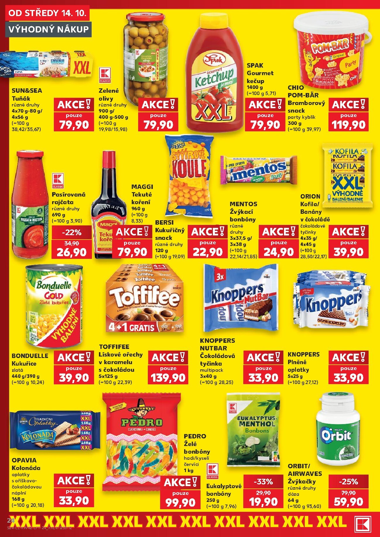 kaufland - Kaufland - Kolín leták na příští týden od středy 14.10.2026 do úterý 20.10.2026 - page: 24