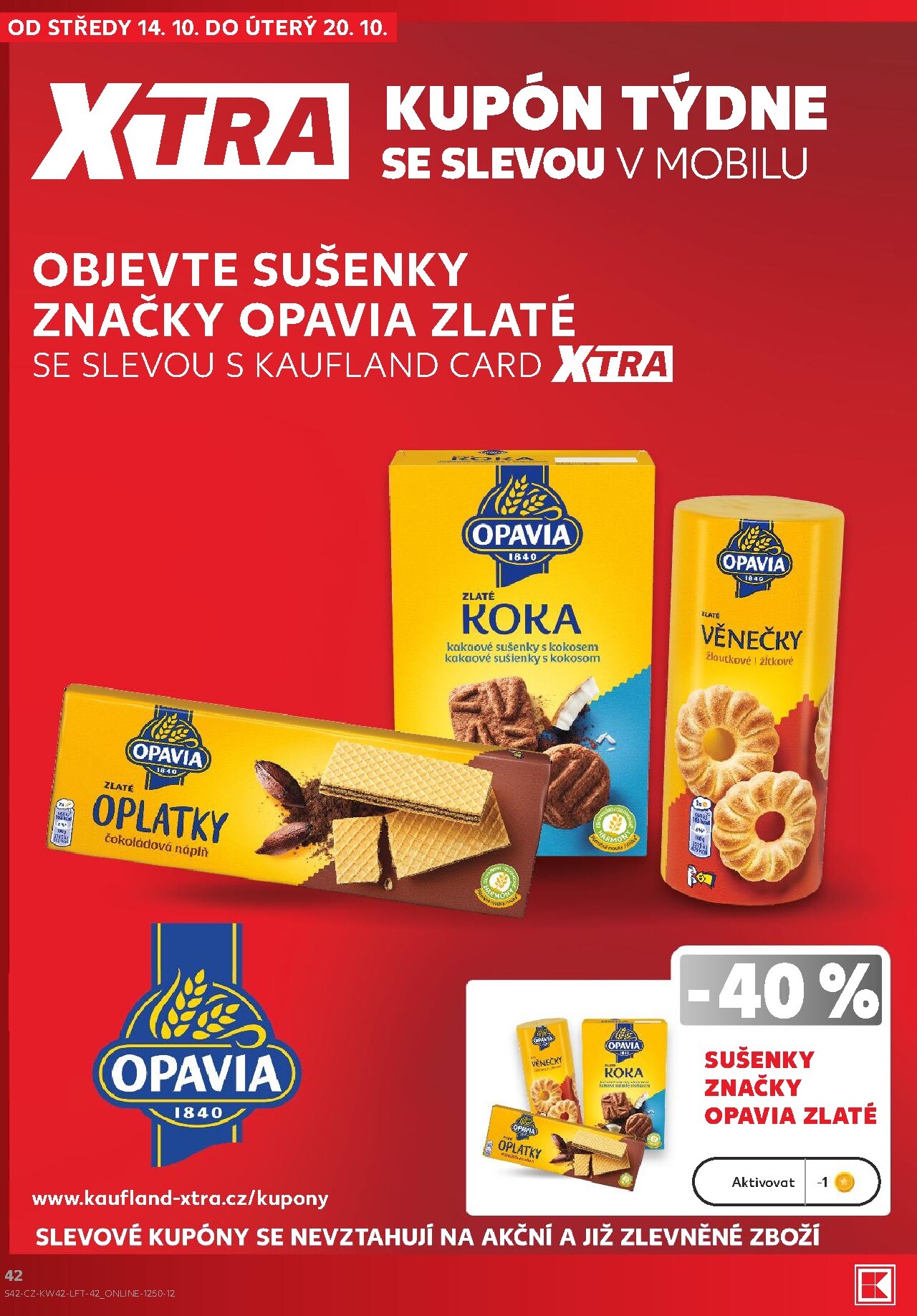 kaufland - Kaufland - Kolín leták na příští týden od středy 14.10.2026 do úterý 20.10.2026 - page: 42