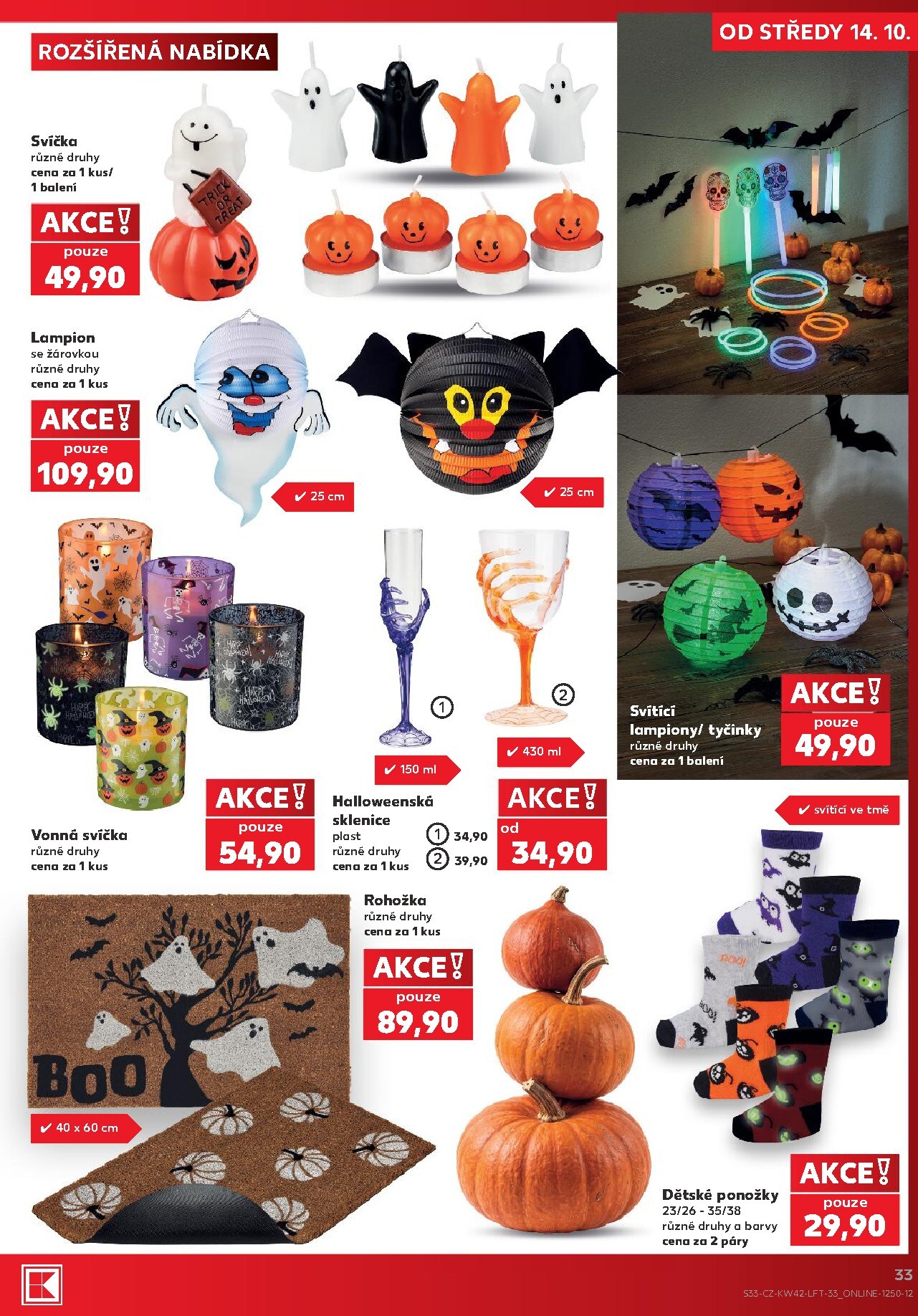 kaufland - Kaufland - Kolín leták na příští týden od středy 14.10.2026 do úterý 20.10.2026 - page: 33