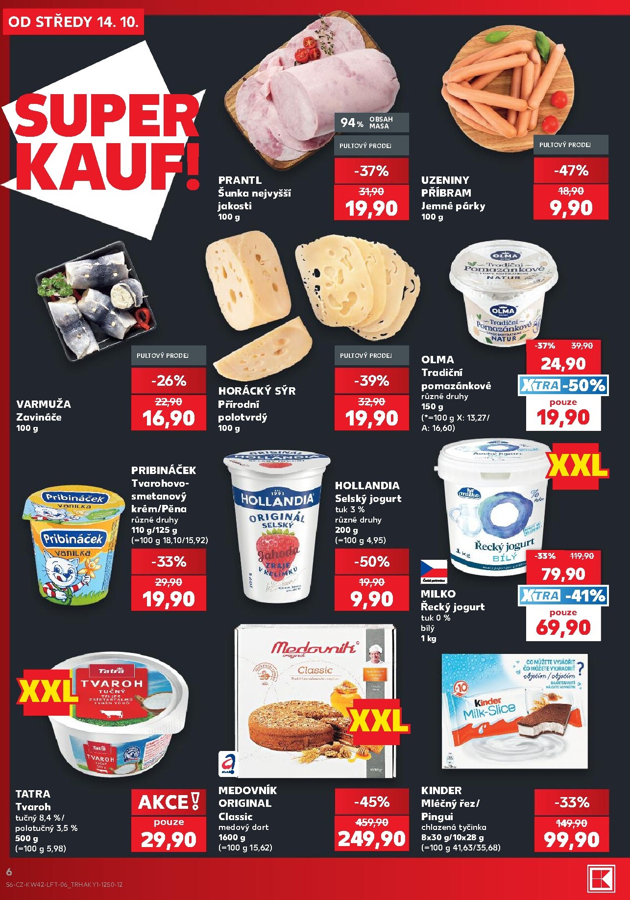 kaufland - Kaufland - Kolín leták na příští týden od středy 14.10.2026 do úterý 20.10.2026 - page: 6
