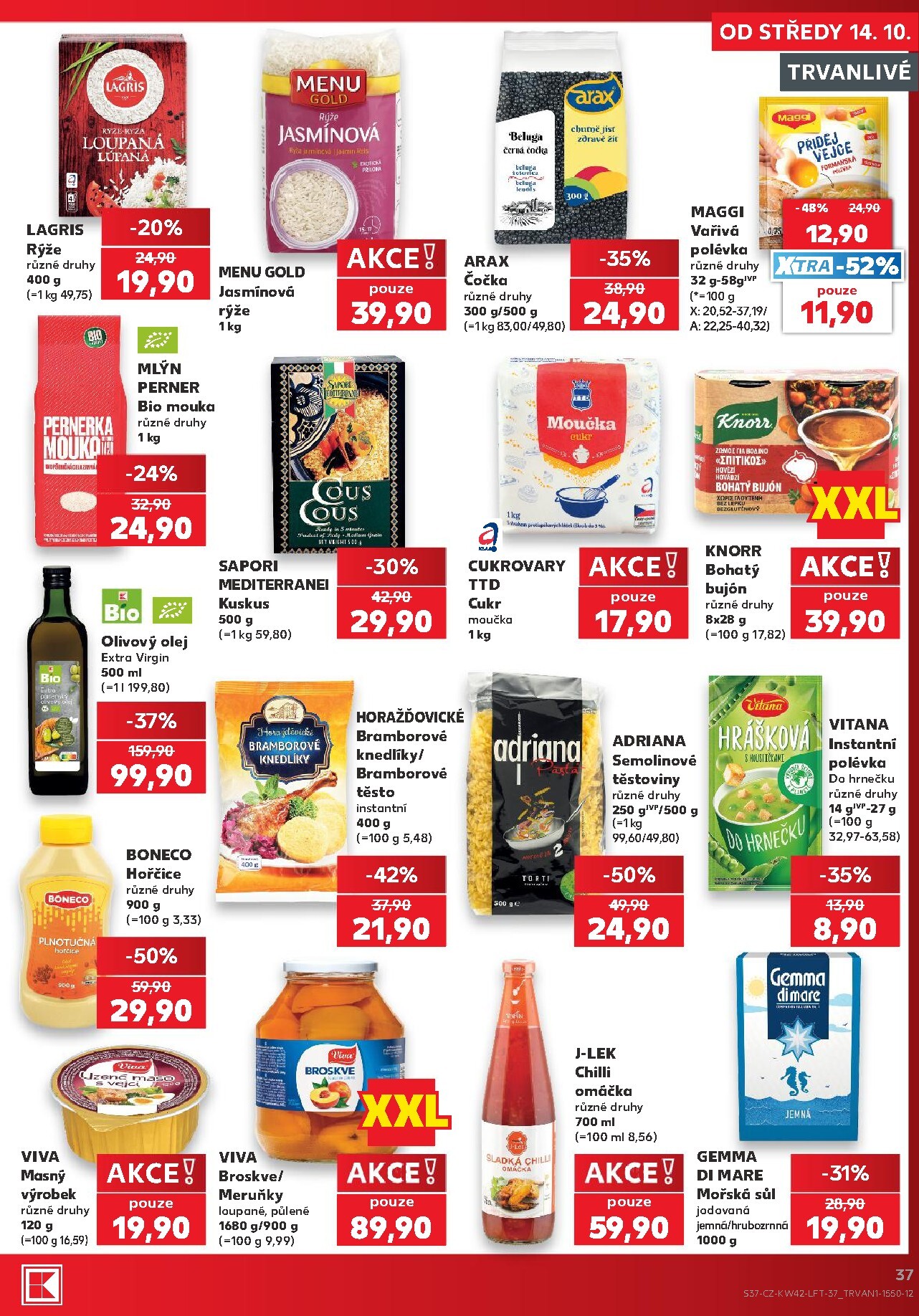 kaufland - Kaufland - Kolín leták na příští týden od středy 14.10.2026 do úterý 20.10.2026 - page: 37