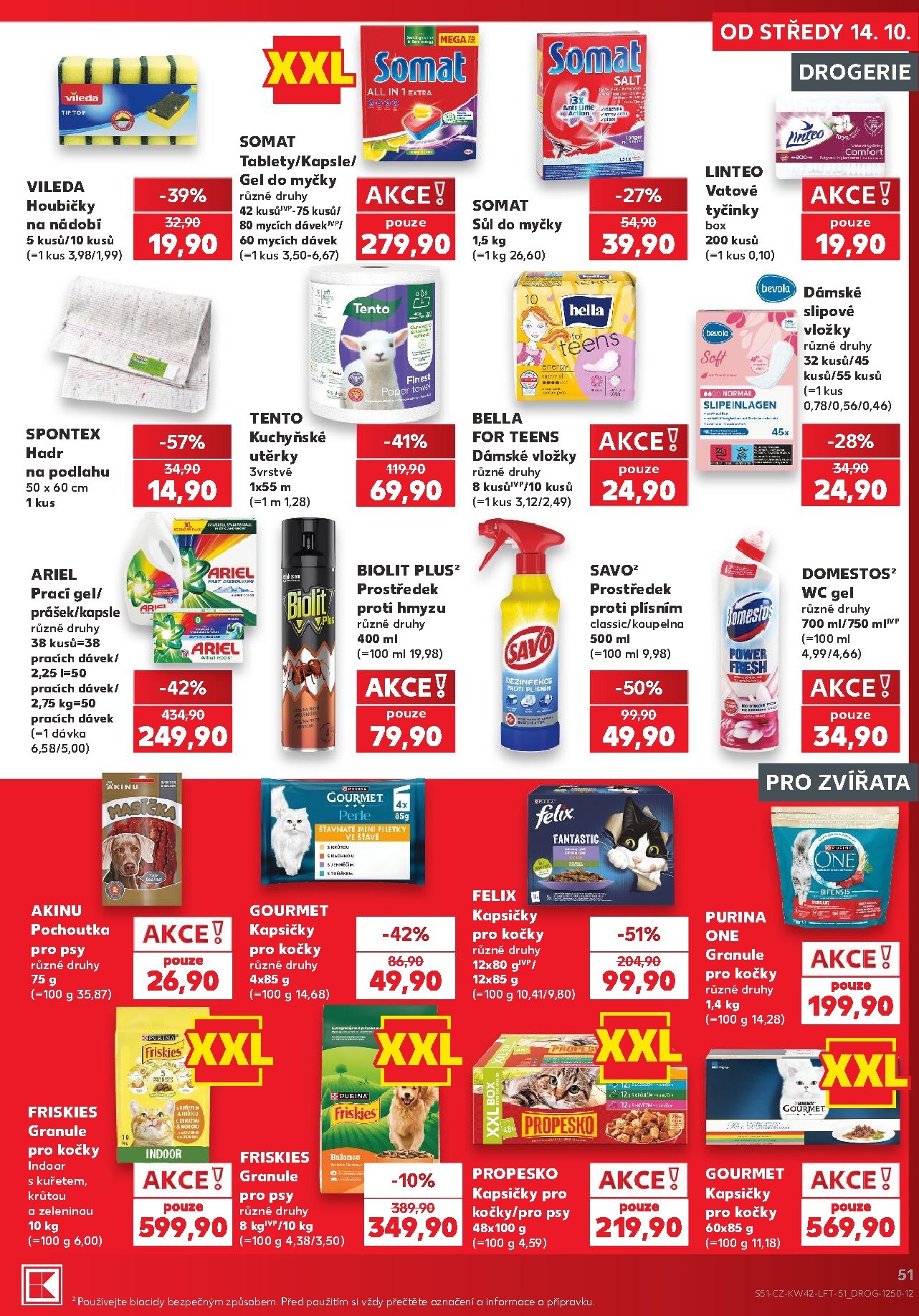 kaufland - Kaufland - Kolín leták na příští týden od středy 14.10.2026 do úterý 20.10.2026 - page: 51