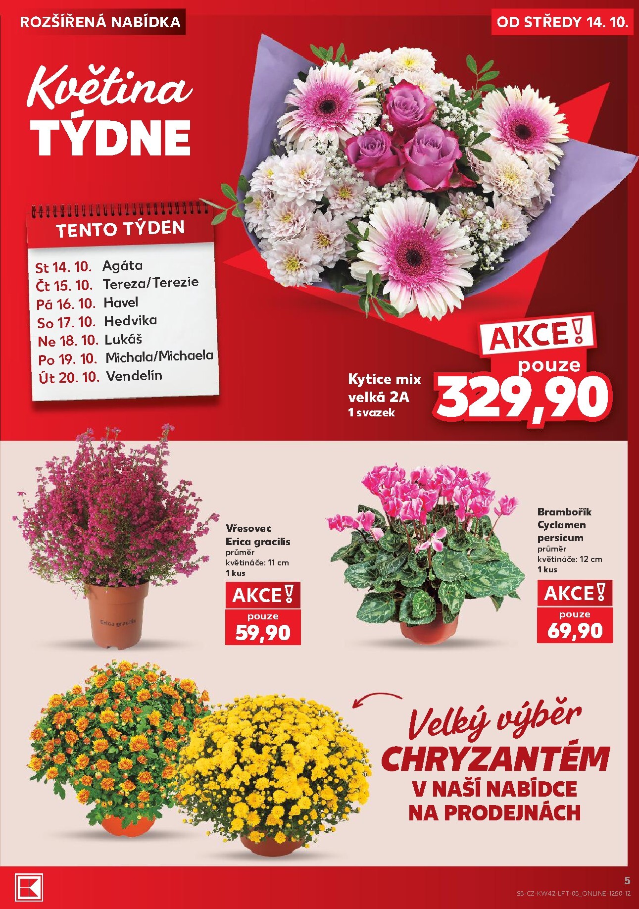 kaufland - Kaufland - Praha 4 leták na příští týden od středy 14.10.2026 do úterý 20.10.2026 - page: 5