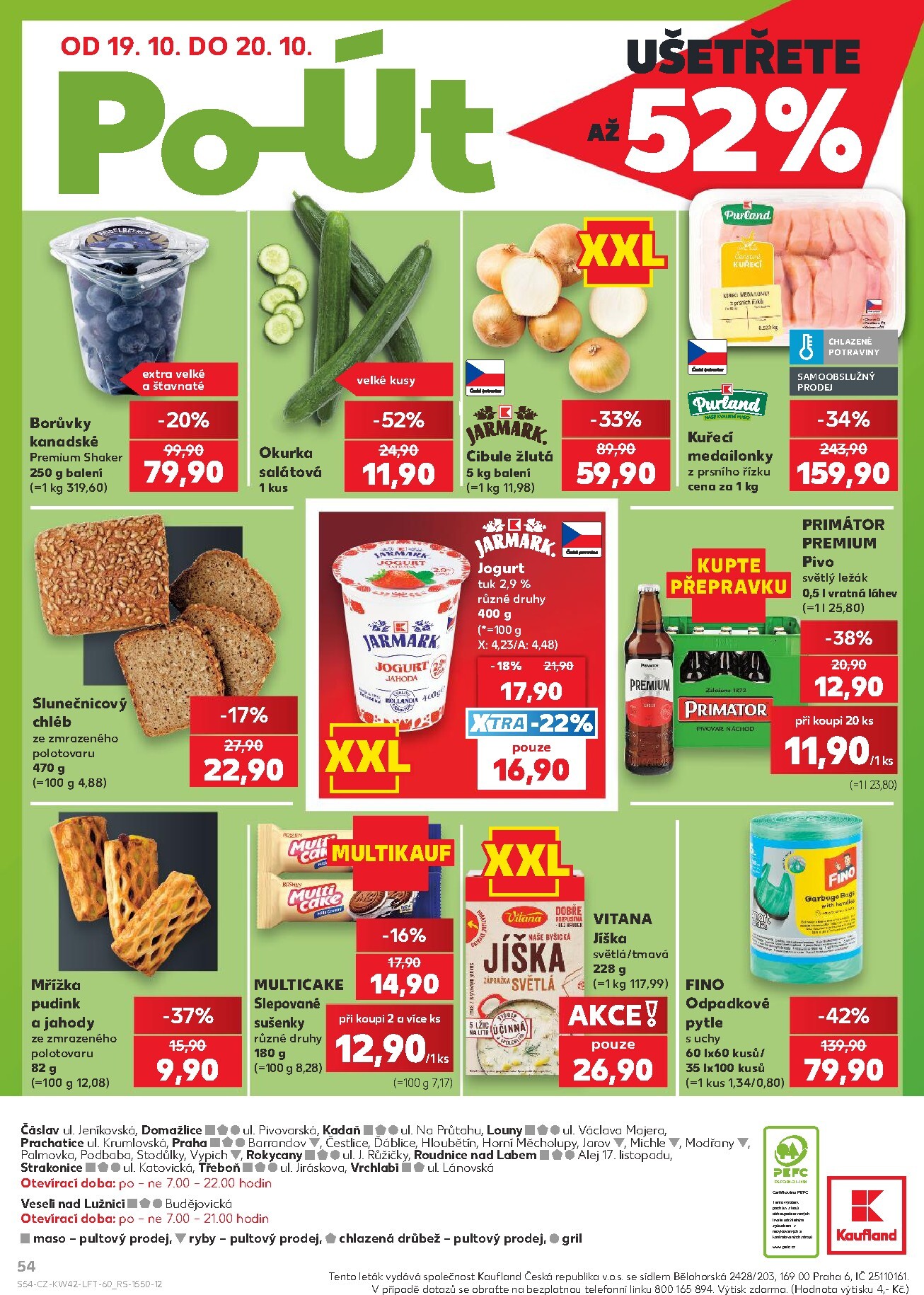 kaufland - Kaufland - Praha 4 leták na příští týden od středy 14.10.2026 do úterý 20.10.2026 - page: 54