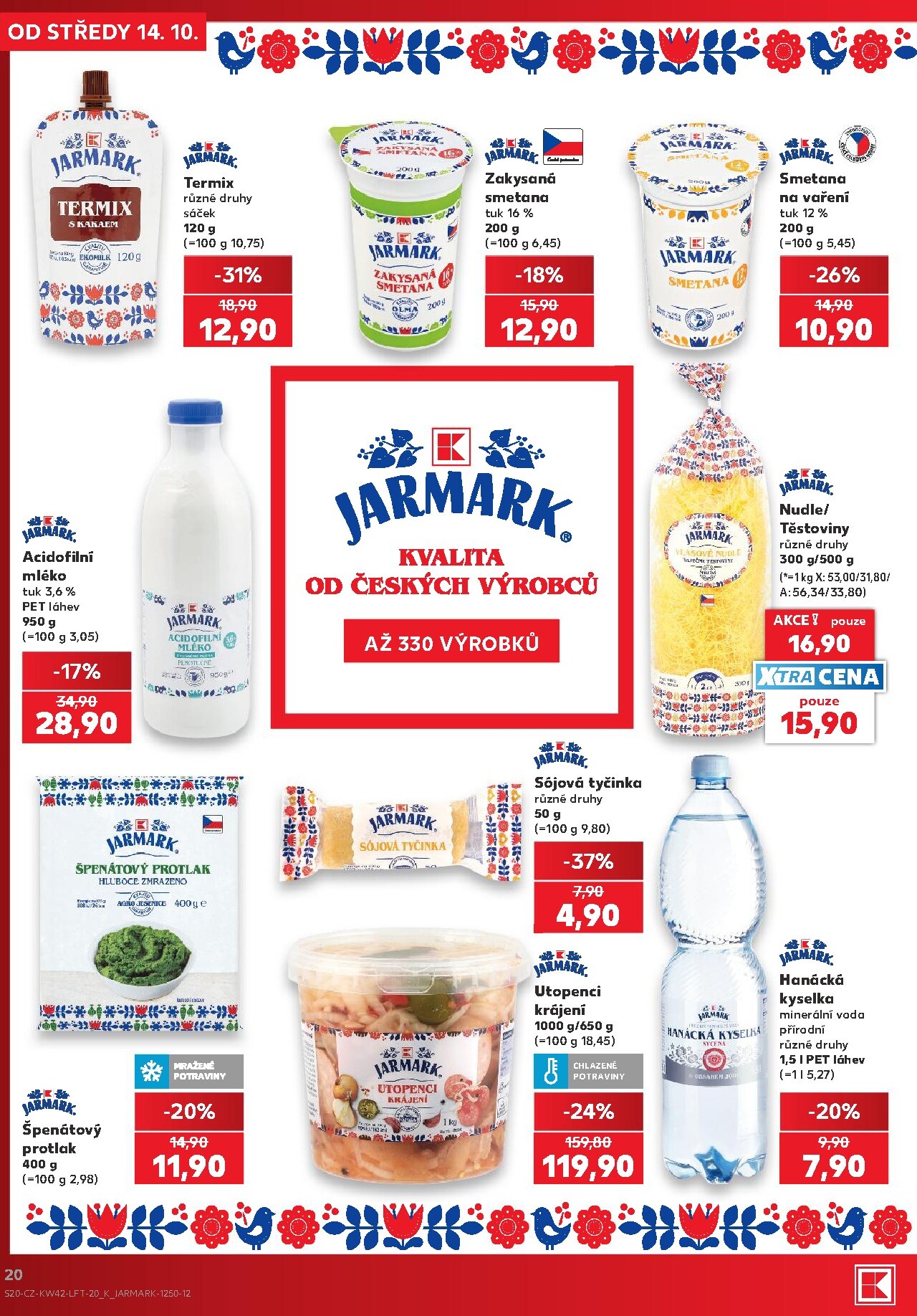 kaufland - Kaufland - Praha 4 leták na příští týden od středy 14.10.2026 do úterý 20.10.2026 - page: 20