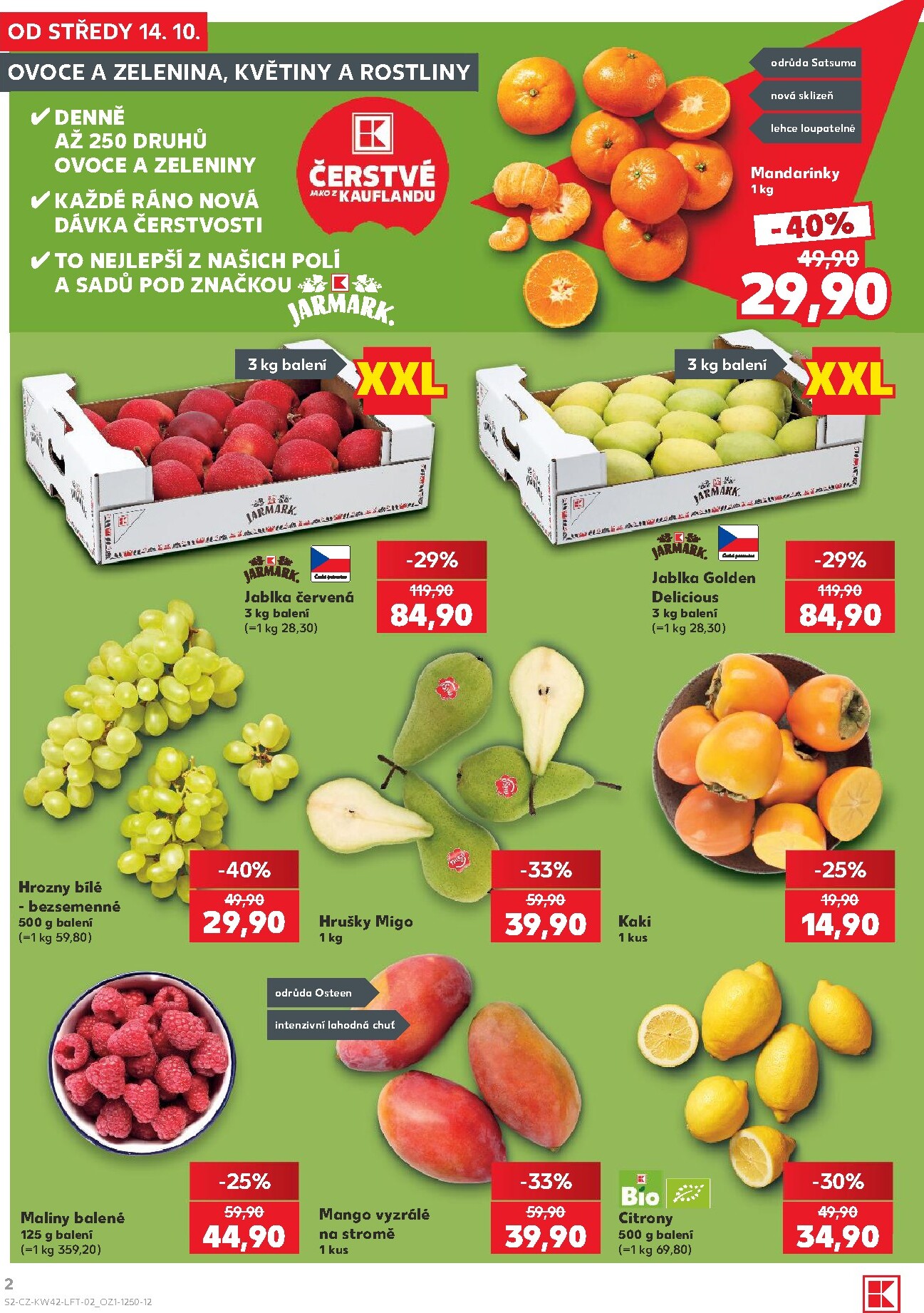 kaufland - Kaufland - Praha 4 leták na příští týden od středy 14.10.2026 do úterý 20.10.2026 - page: 2
