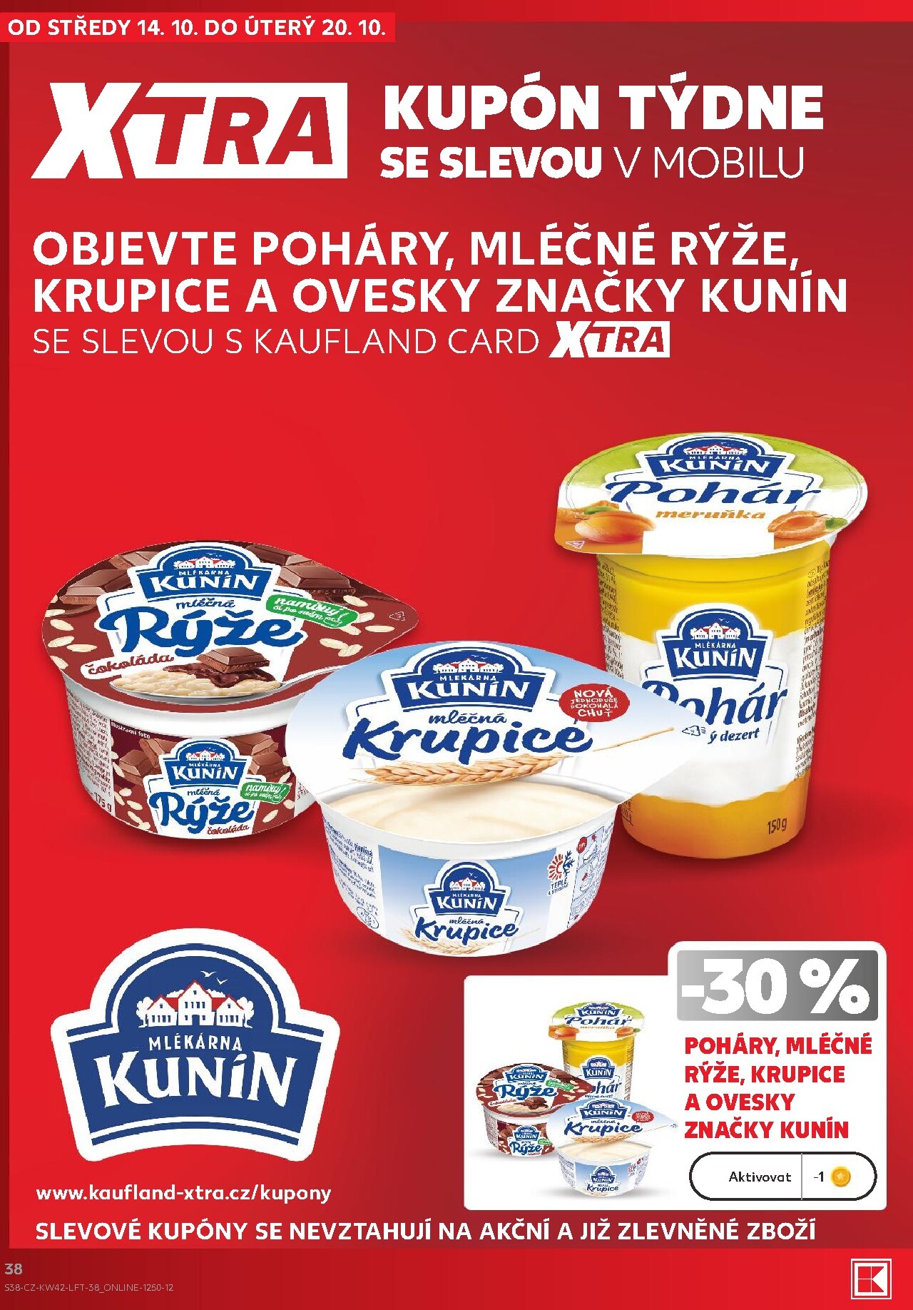 kaufland - Kaufland - Praha 4 leták na příští týden od středy 14.10.2026 do úterý 20.10.2026 - page: 38