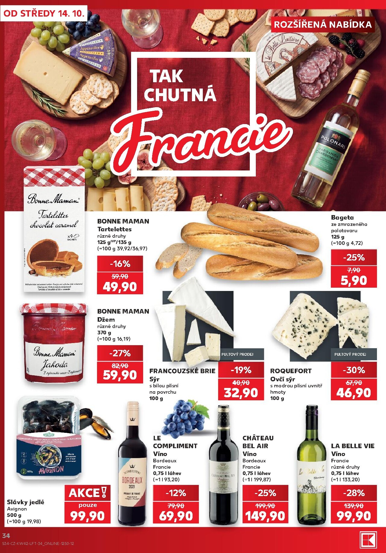 kaufland - Kaufland - Praha 4 leták na příští týden od středy 14.10.2026 do úterý 20.10.2026 - page: 34