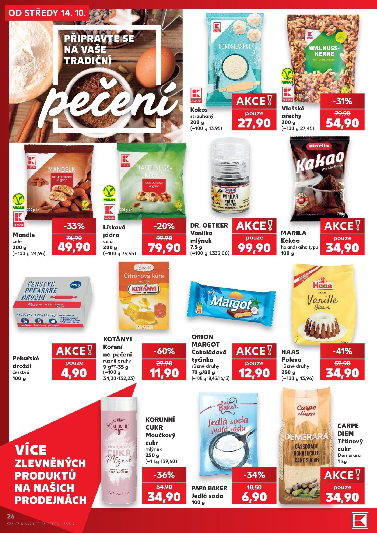 kaufland - Kaufland - Praha 4 leták na příští týden od středy 14.10.2026 do úterý 20.10.2026 - page: 26