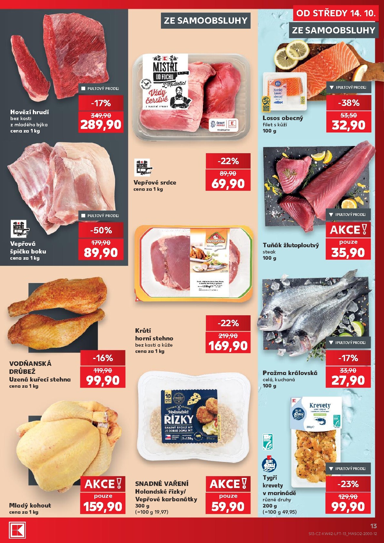 kaufland - Kaufland - Brno leták na příští týden od středy 14.10.2026 do úterý 20.10.2026 - page: 13