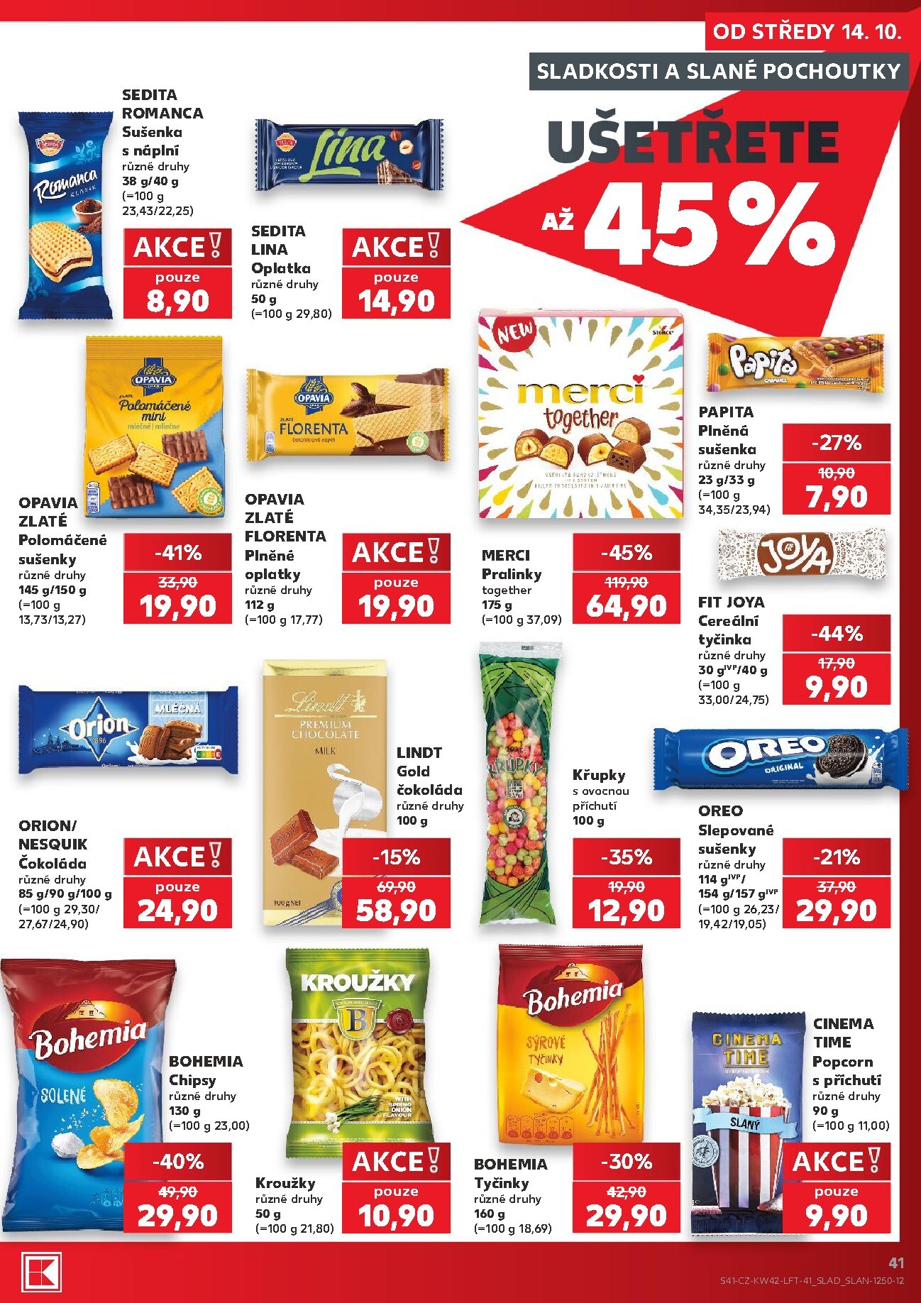 kaufland - Kaufland - Brno leták na příští týden od středy 14.10.2026 do úterý 20.10.2026 - page: 41