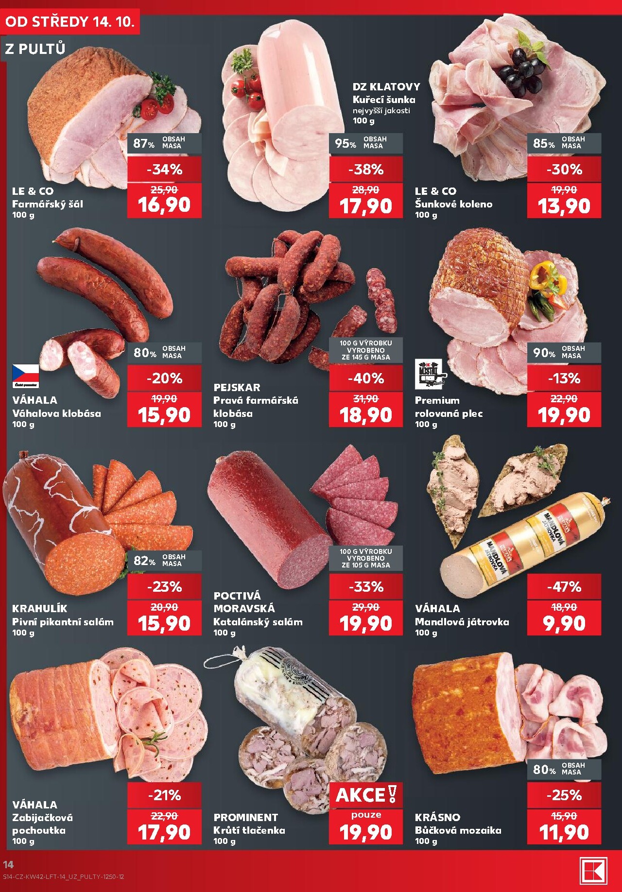 kaufland - Kaufland - Brno leták na příští týden od středy 14.10.2026 do úterý 20.10.2026 - page: 14