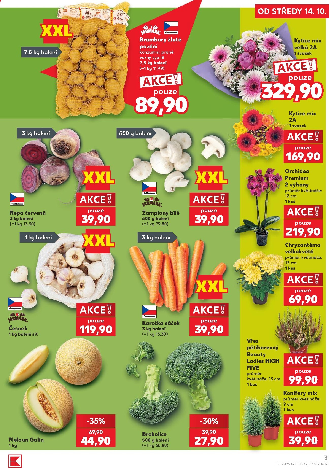 kaufland - Kaufland - Brno leták na příští týden od středy 14.10.2026 do úterý 20.10.2026 - page: 3