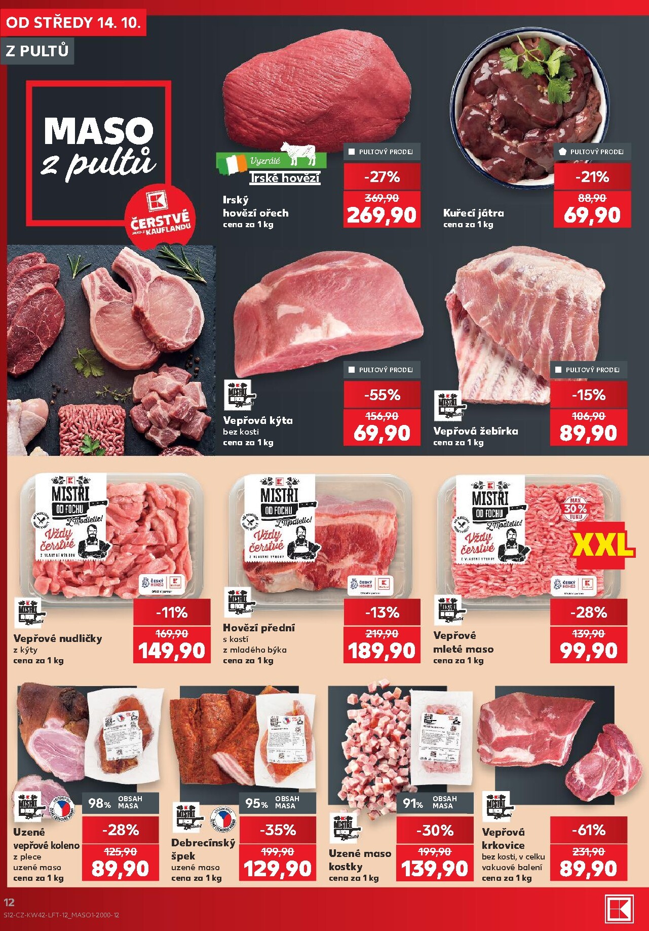 kaufland - Kaufland - Brno leták na příští týden od středy 14.10.2026 do úterý 20.10.2026 - page: 12