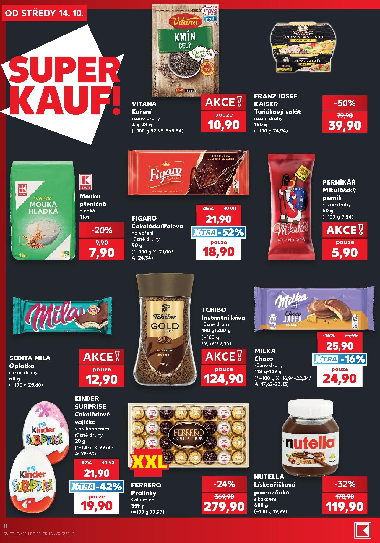 kaufland - Kaufland - Brno leták na příští týden od středy 14.10.2026 do úterý 20.10.2026 - page: 8