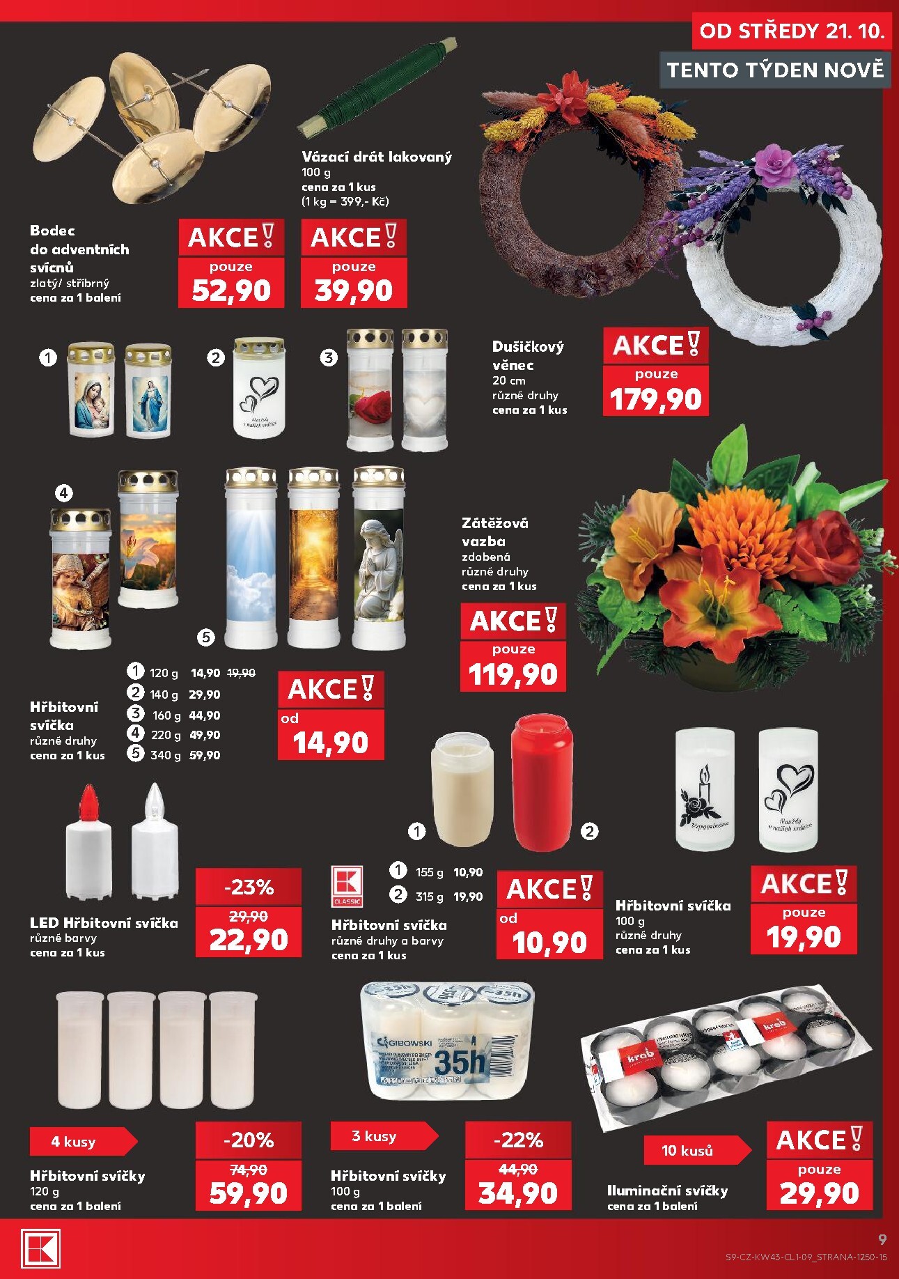 kaufland - Kaufland - Ostrava - Spotřební zboží leták na příští týden od středy 21.10.2026 do úterý 27.10.2026 - page: 9