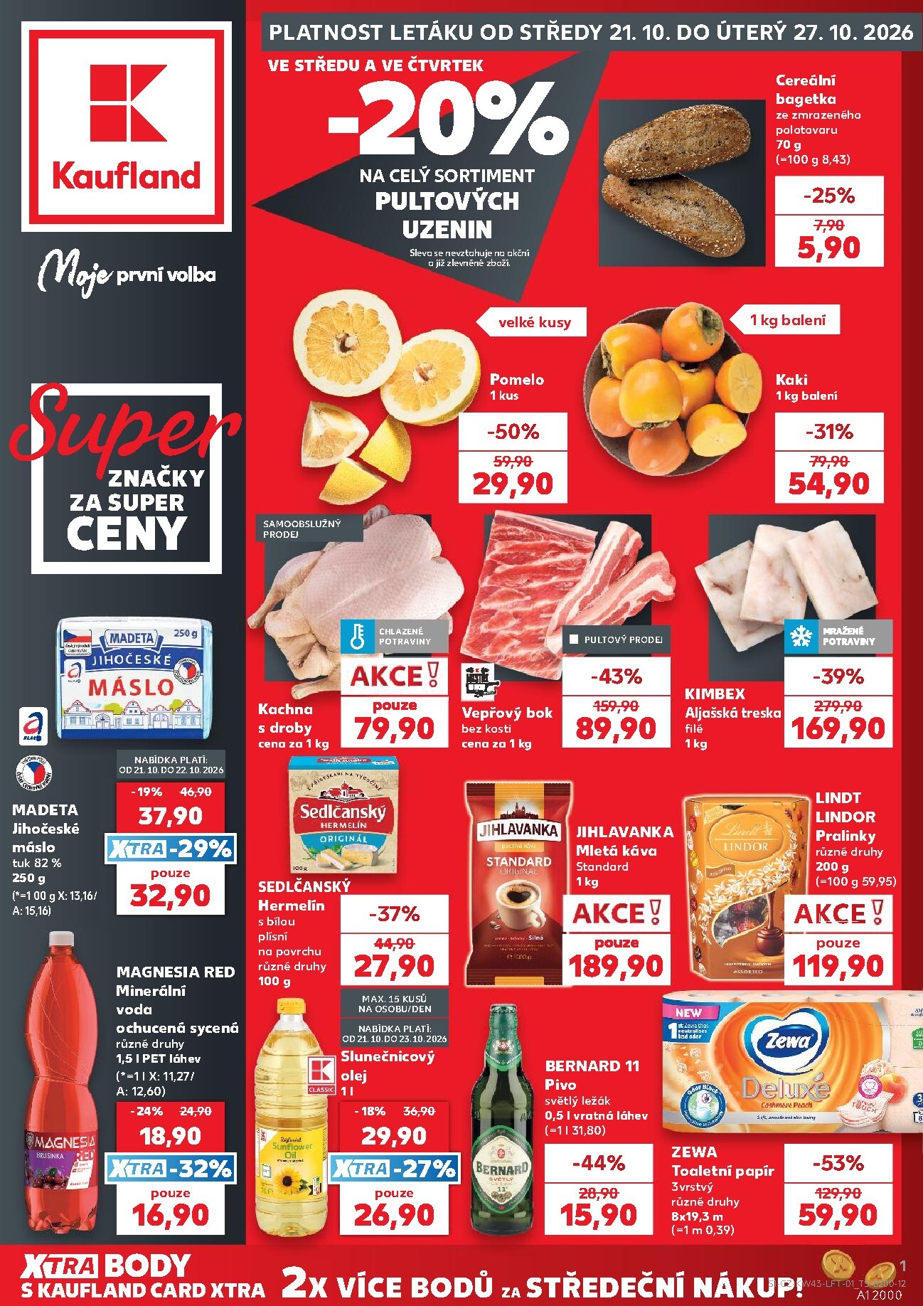 kaufland - Kaufland - Ostrava leták na příští týden od středy 21.10.2026 do úterý 27.10.2026