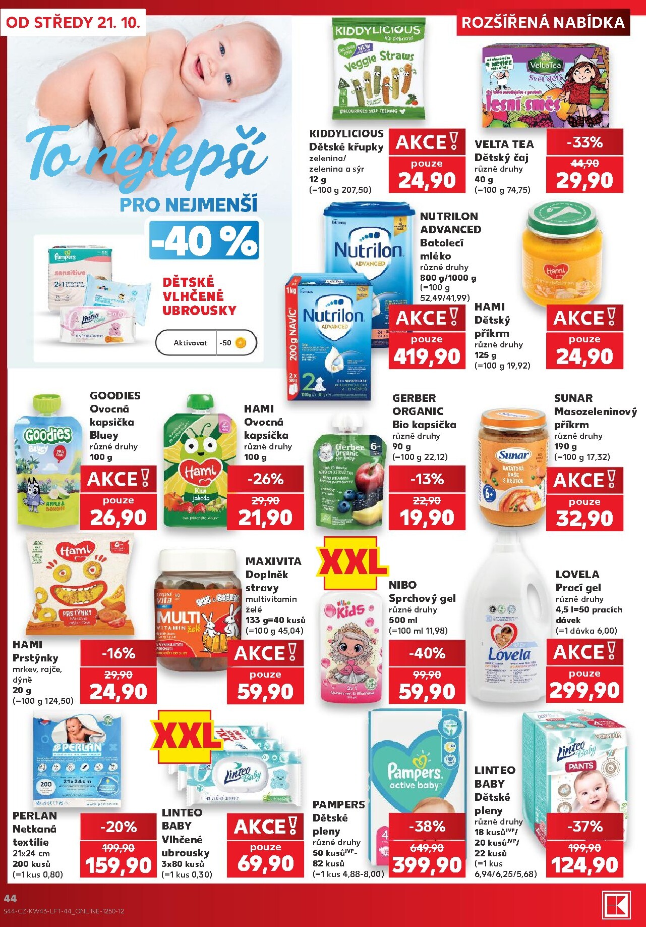 kaufland - Kaufland - Brno leták na příští týden od středy 21.10.2026 do úterý 27.10.2026 - page: 44