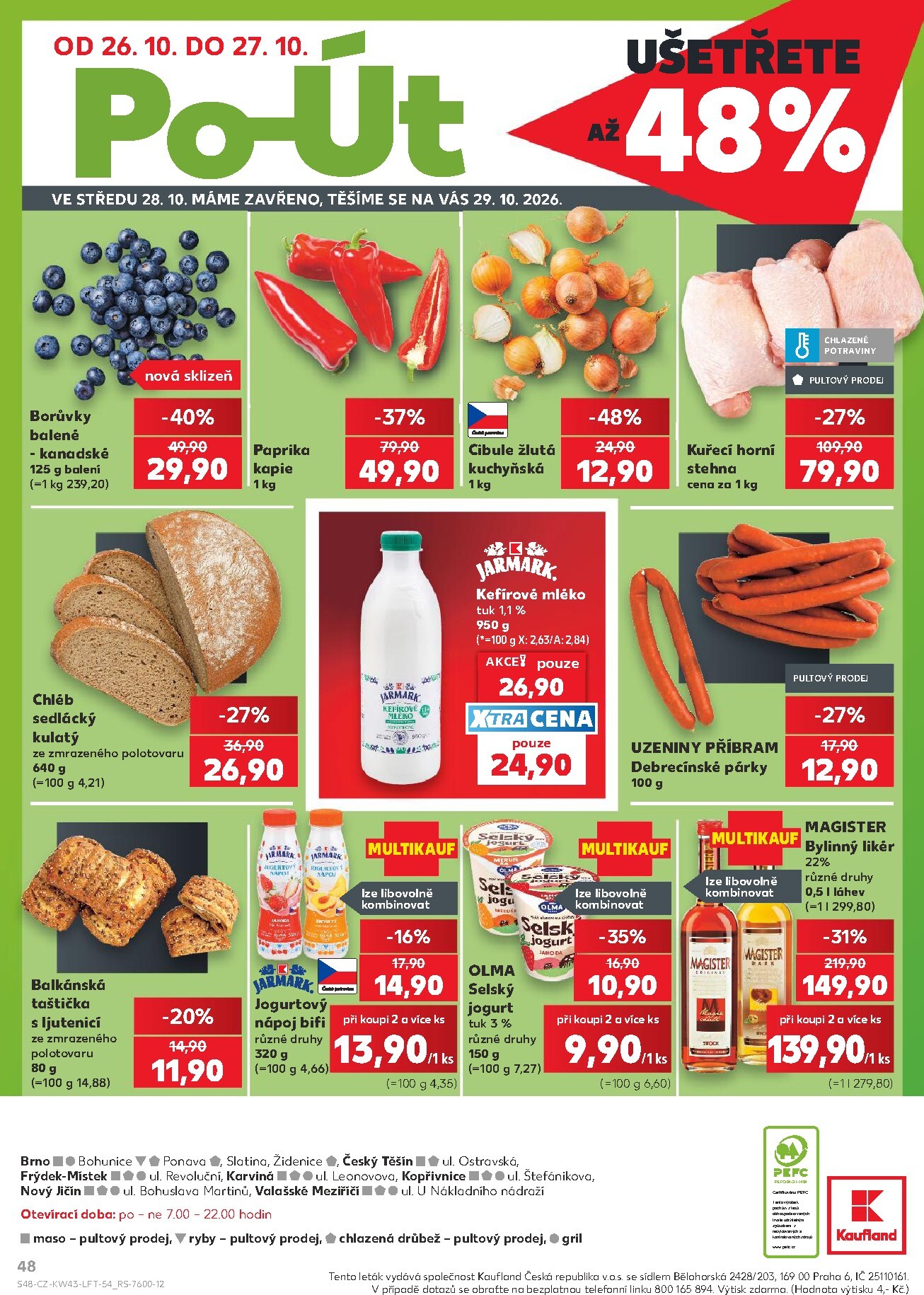 kaufland - Kaufland - Brno leták na příští týden od středy 21.10.2026 do úterý 27.10.2026 - page: 48