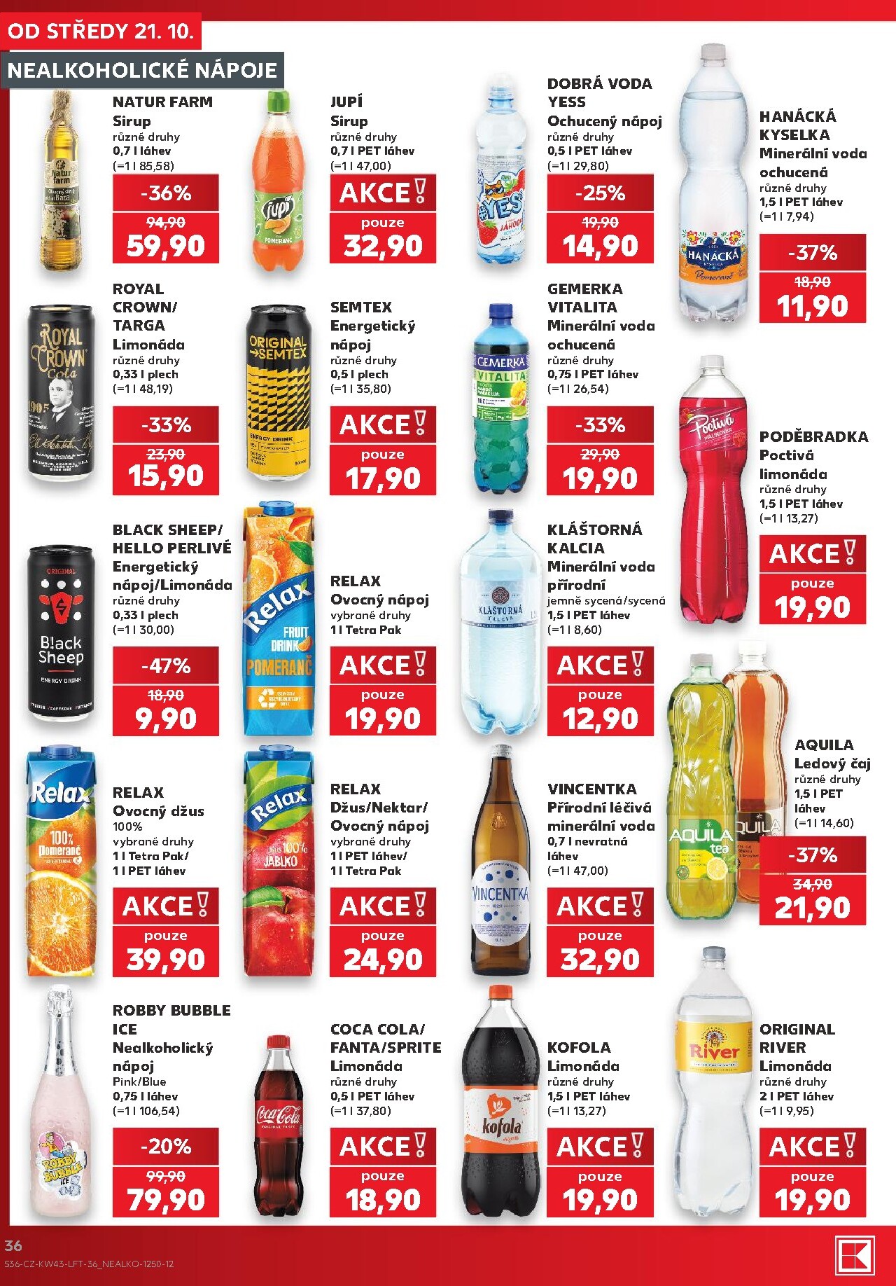 kaufland - Kaufland - Brno leták na příští týden od středy 21.10.2026 do úterý 27.10.2026 - page: 36