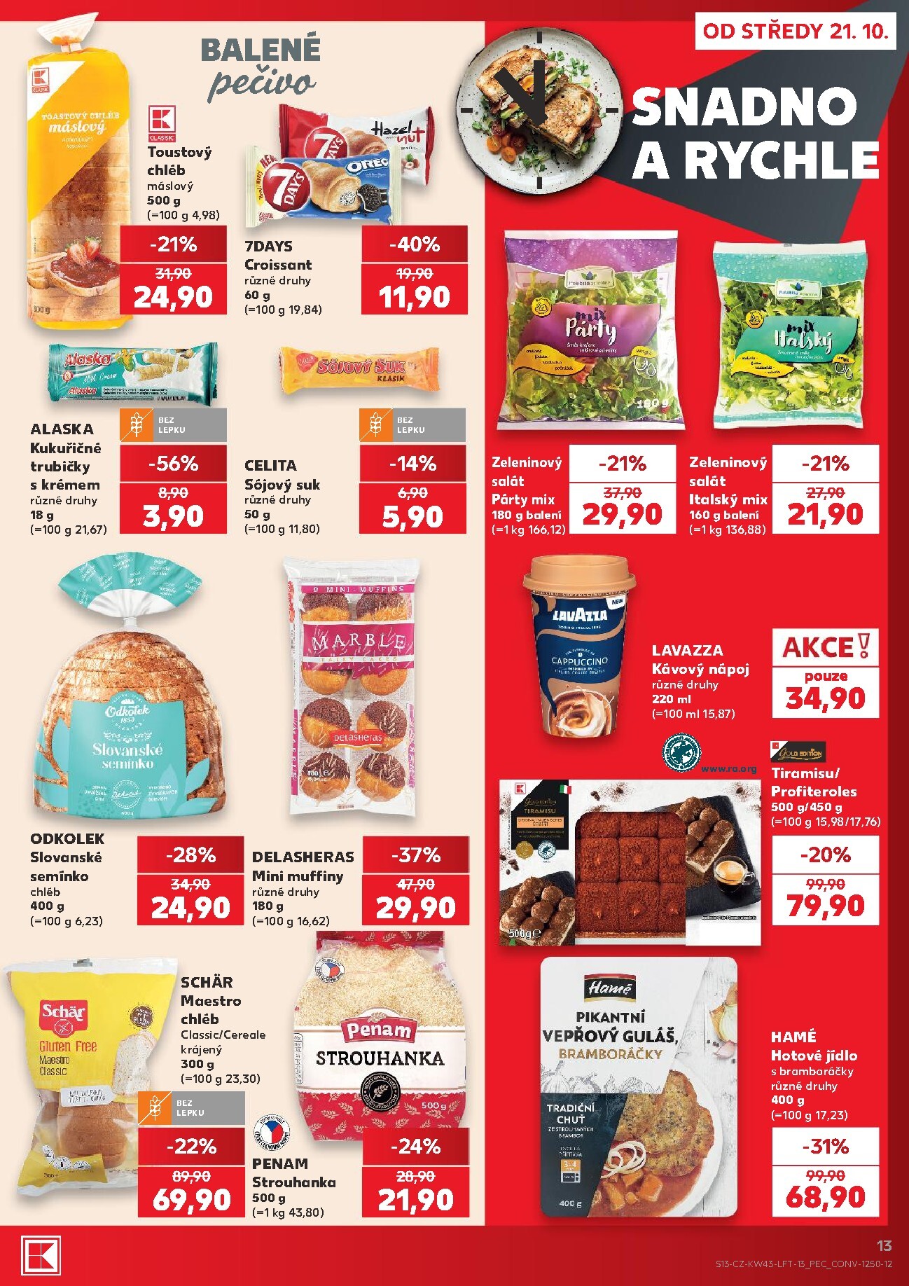 kaufland - Kaufland - Brno leták na příští týden od středy 21.10.2026 do úterý 27.10.2026 - page: 13