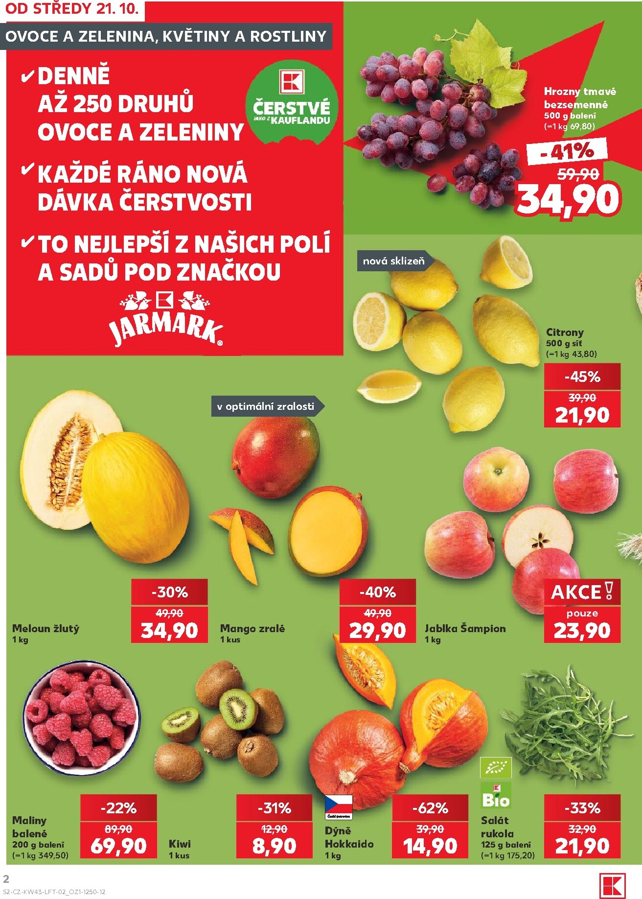 kaufland - Kaufland - Brno leták na příští týden od středy 21.10.2026 do úterý 27.10.2026 - page: 2
