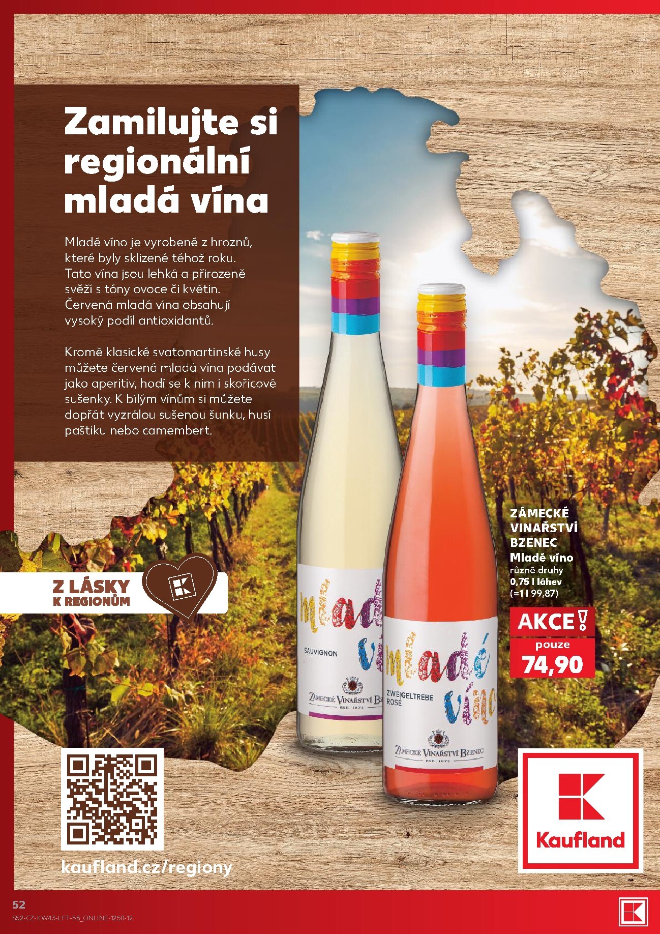 kaufland - Kaufland - Kolín leták na příští týden od středy 21.10.2026 do úterý 27.10.2026 - page: 52