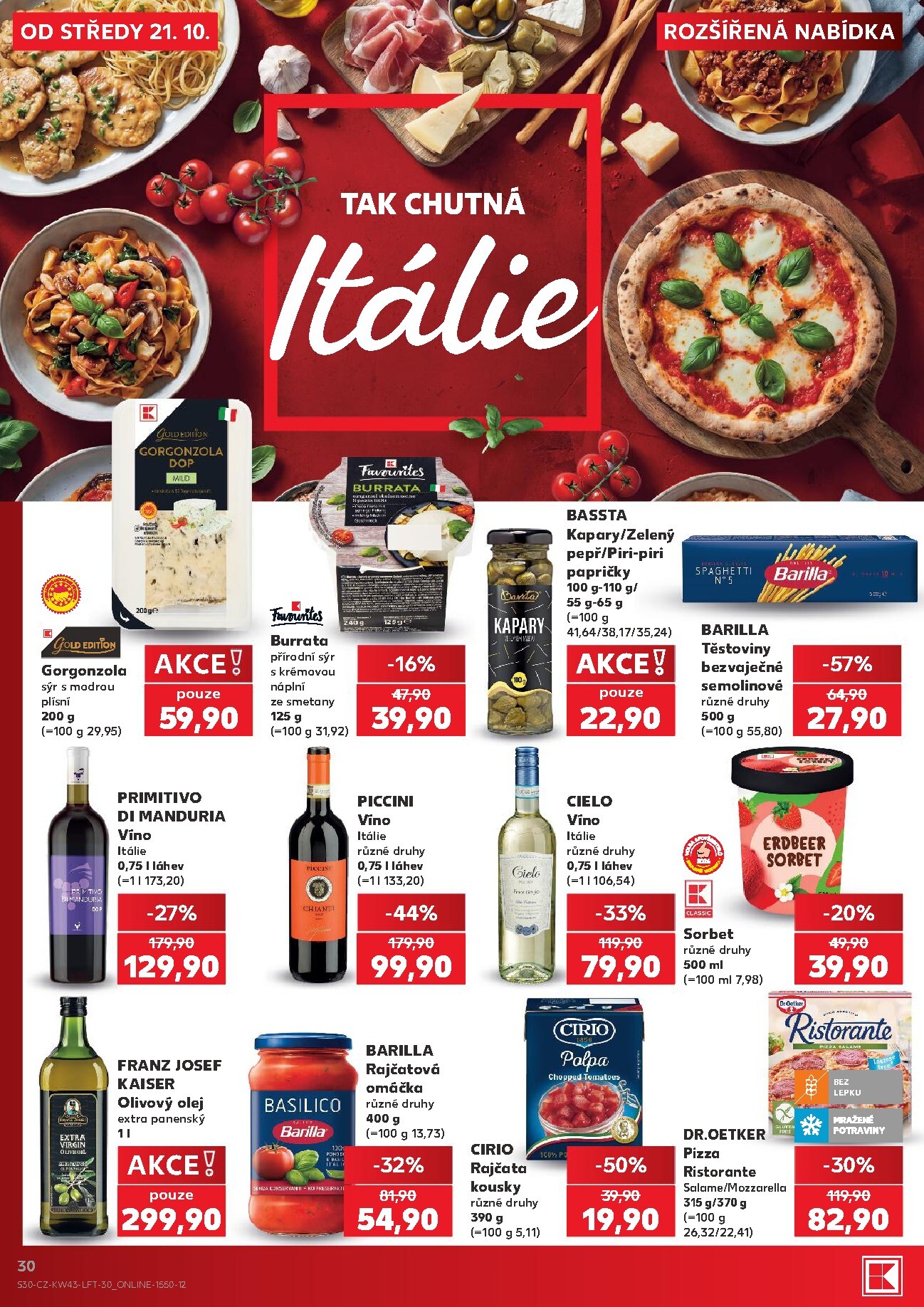 kaufland - Kaufland - Kolín leták na příští týden od středy 21.10.2026 do úterý 27.10.2026 - page: 30