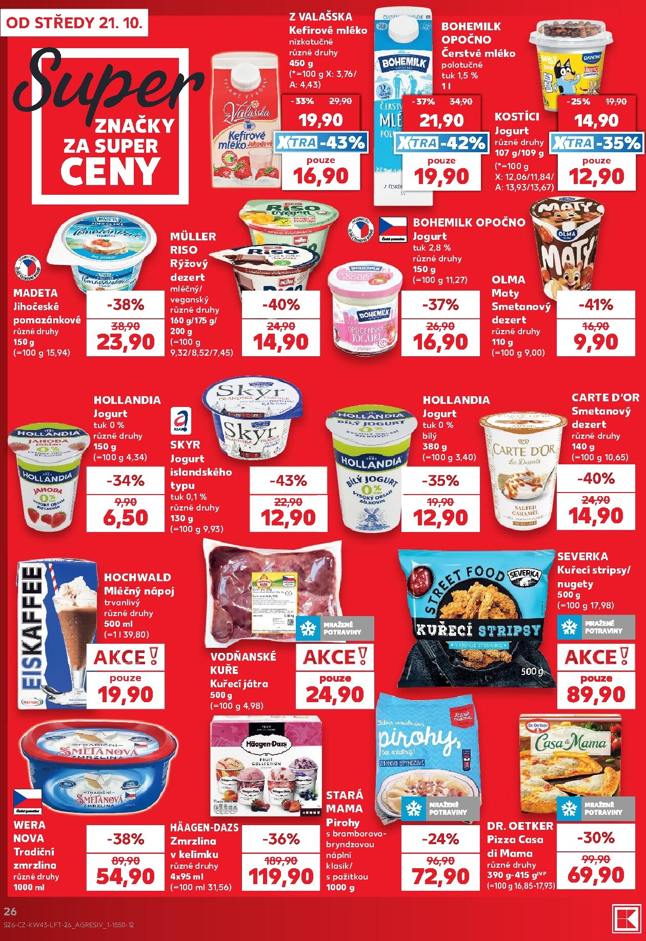 kaufland - Kaufland - Kolín leták na příští týden od středy 21.10.2026 do úterý 27.10.2026 - page: 26