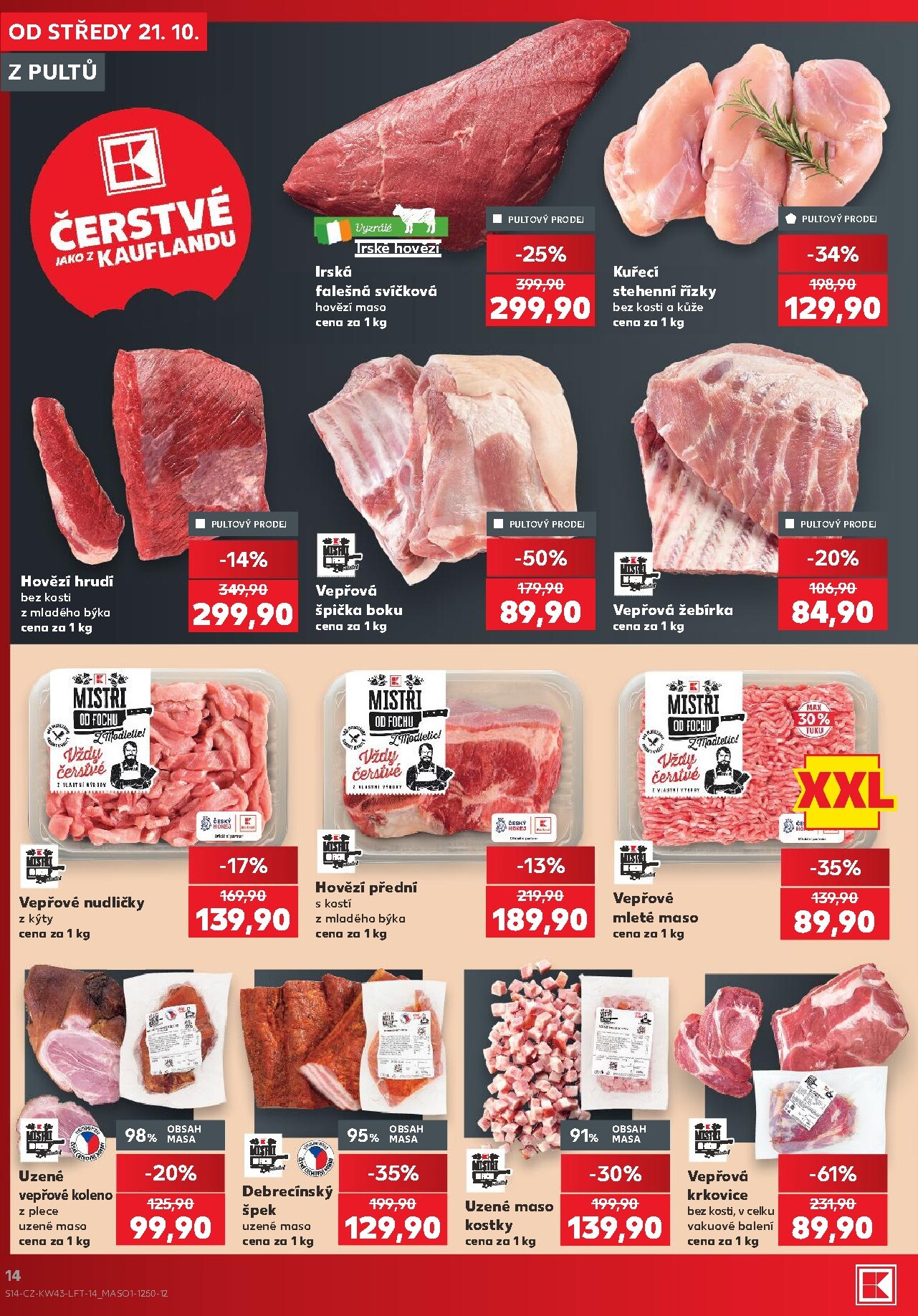 kaufland - Kaufland - Kolín leták na příští týden od středy 21.10.2026 do úterý 27.10.2026 - page: 14